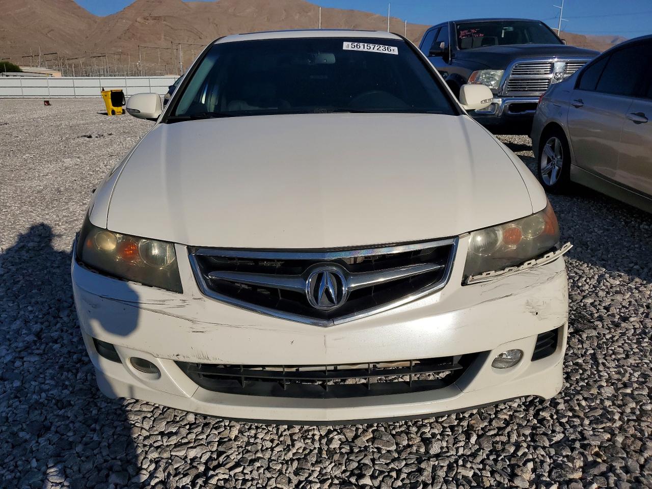 2008 Acura Tsx White vin: JH4CL96818C003231