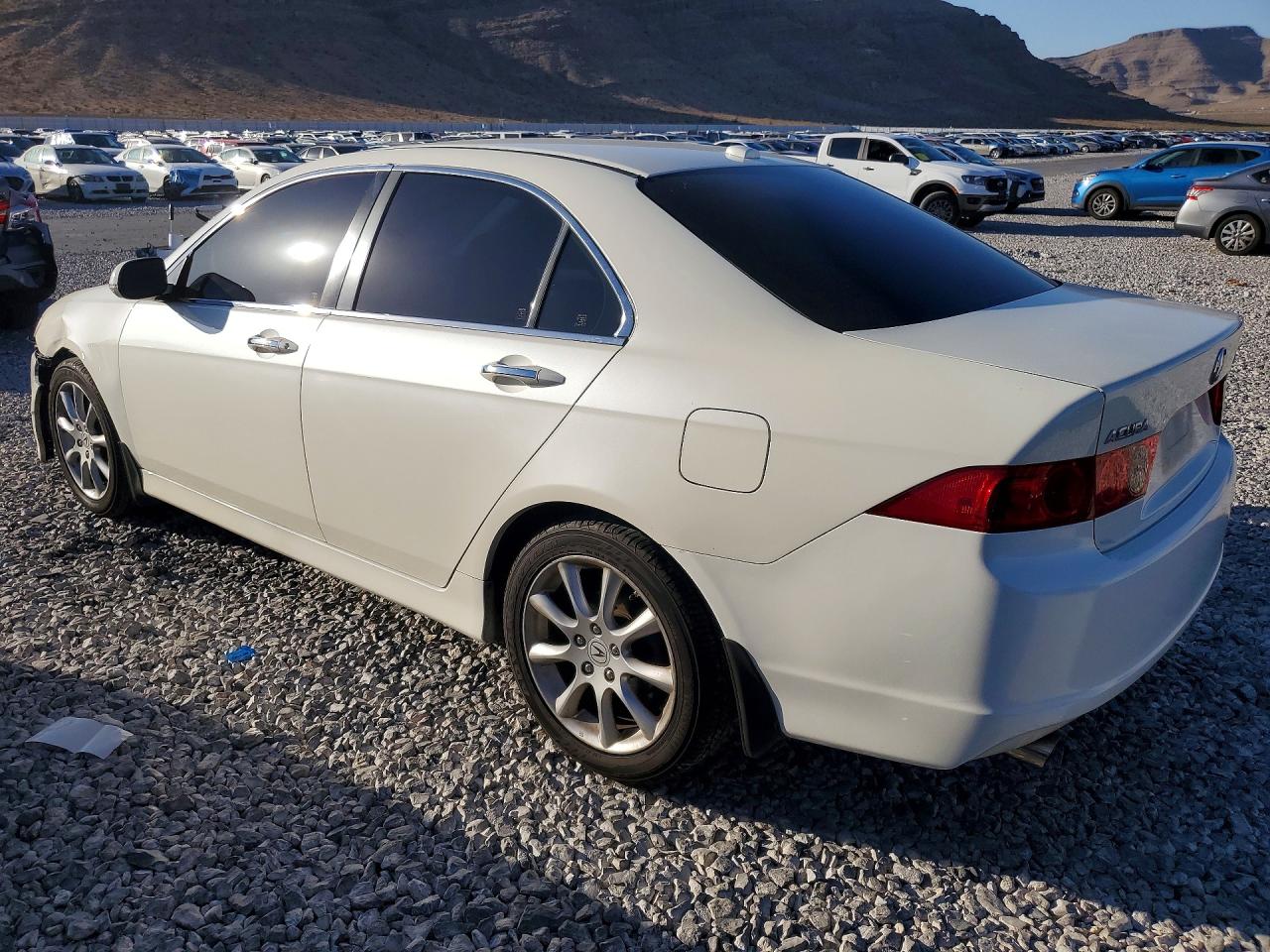 2008 Acura Tsx White vin: JH4CL96818C003231