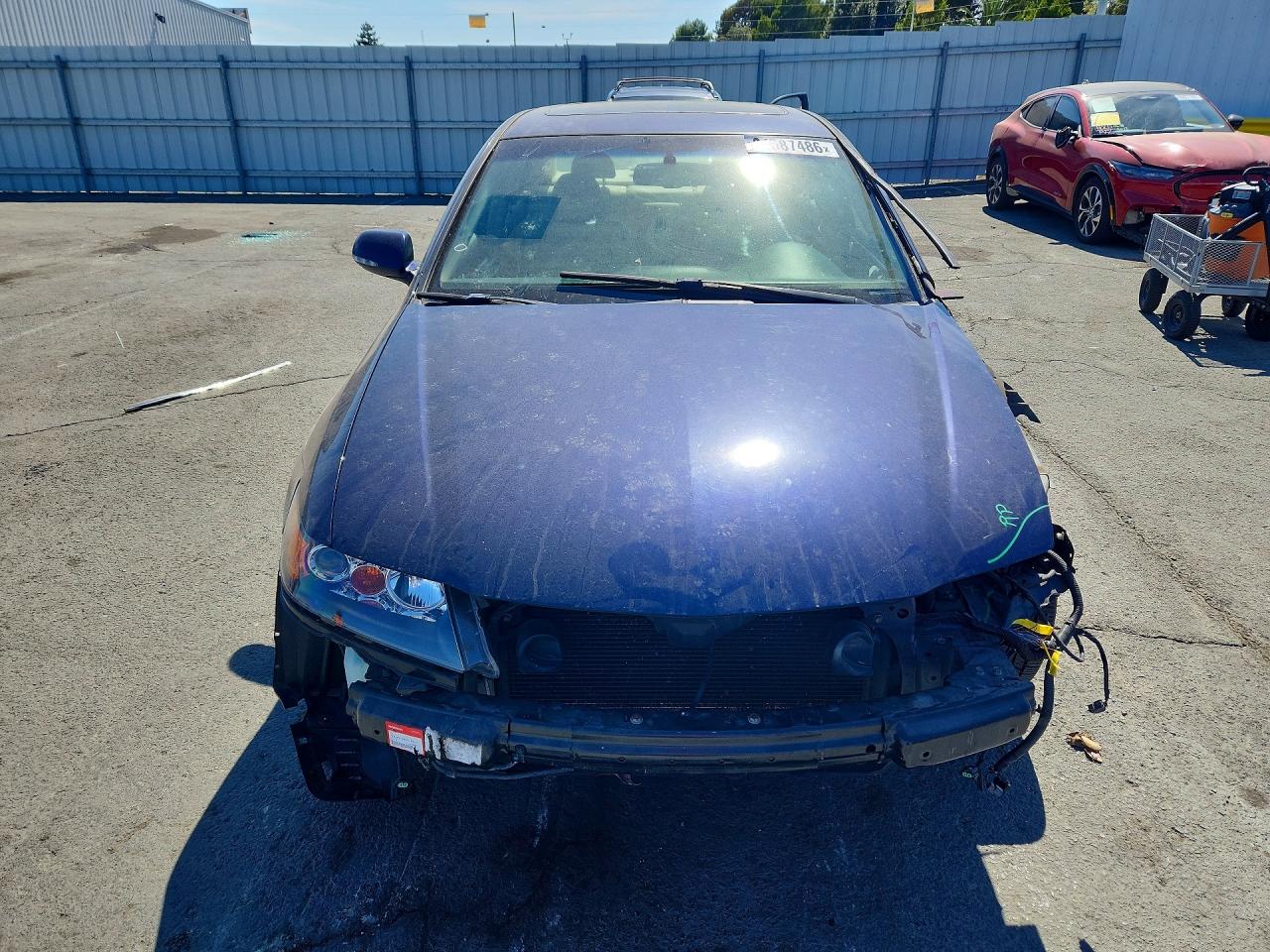 2008 Acura Tsx Blue vin: JH4CL96818C009613