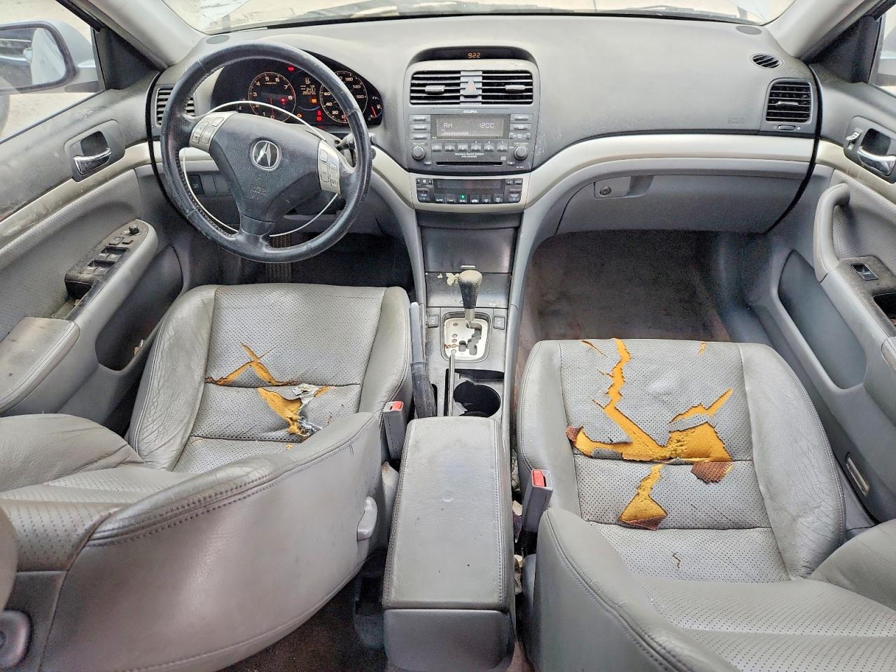 2004 Acura Tsx Silver vin: JH4CL96824C033817