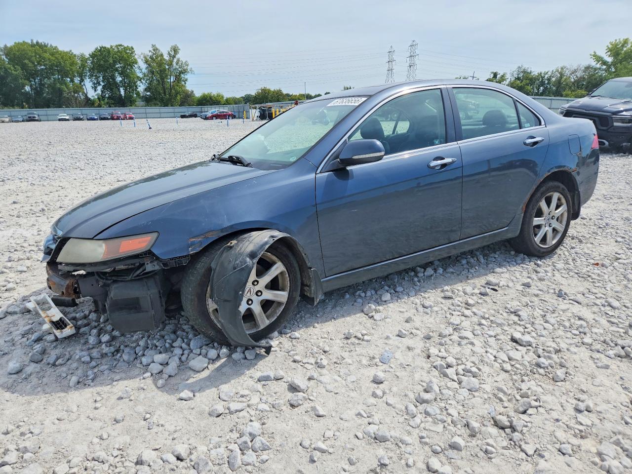 2004 Acura Tsx Gray vin: JH4CL96824C040895