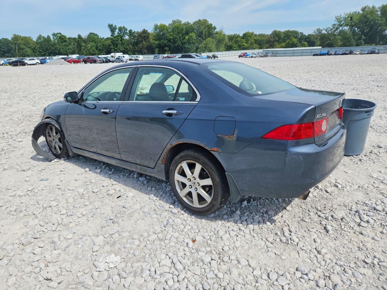2004 Acura Tsx Gray vin: JH4CL96824C040895
