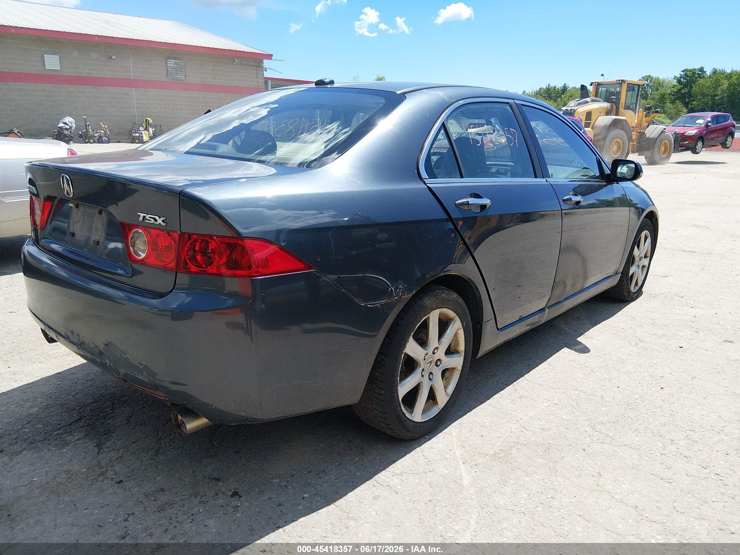 2005 Acura Tsx   Gray vin: JH4CL96825C005906