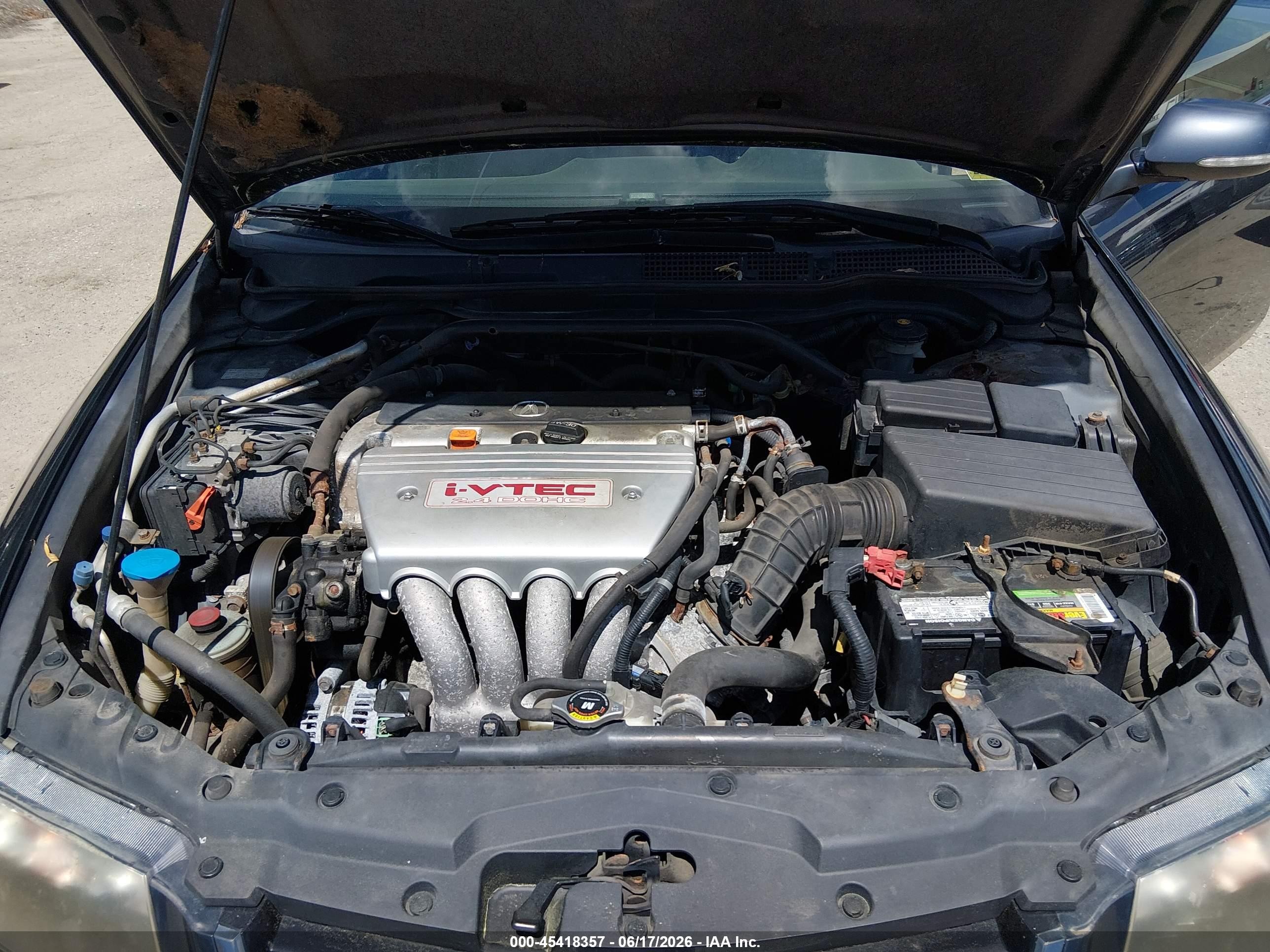 2005 Acura Tsx   Gray vin: JH4CL96825C005906