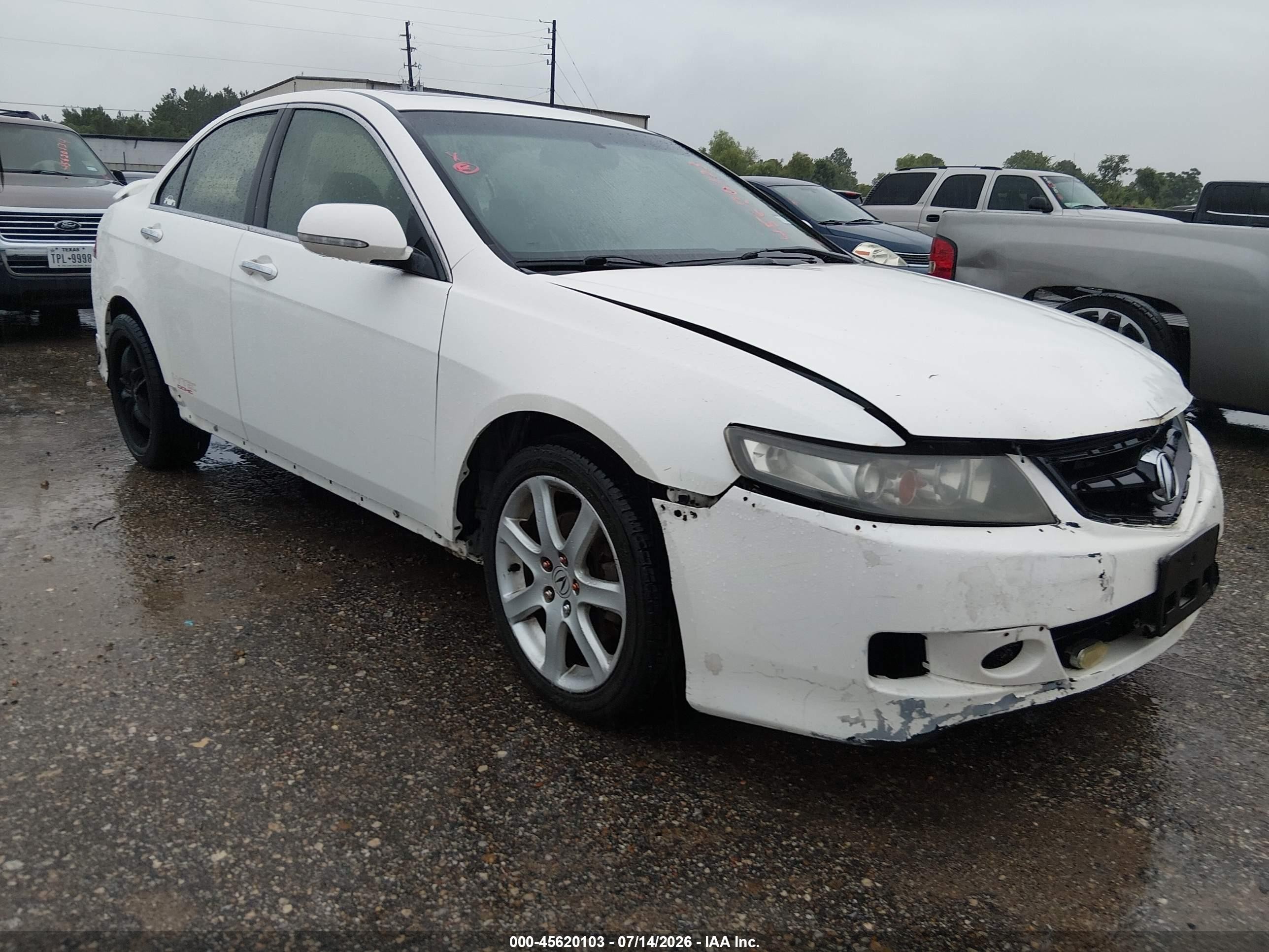 2005 Acura Tsx   White vin: JH4CL96825C020759