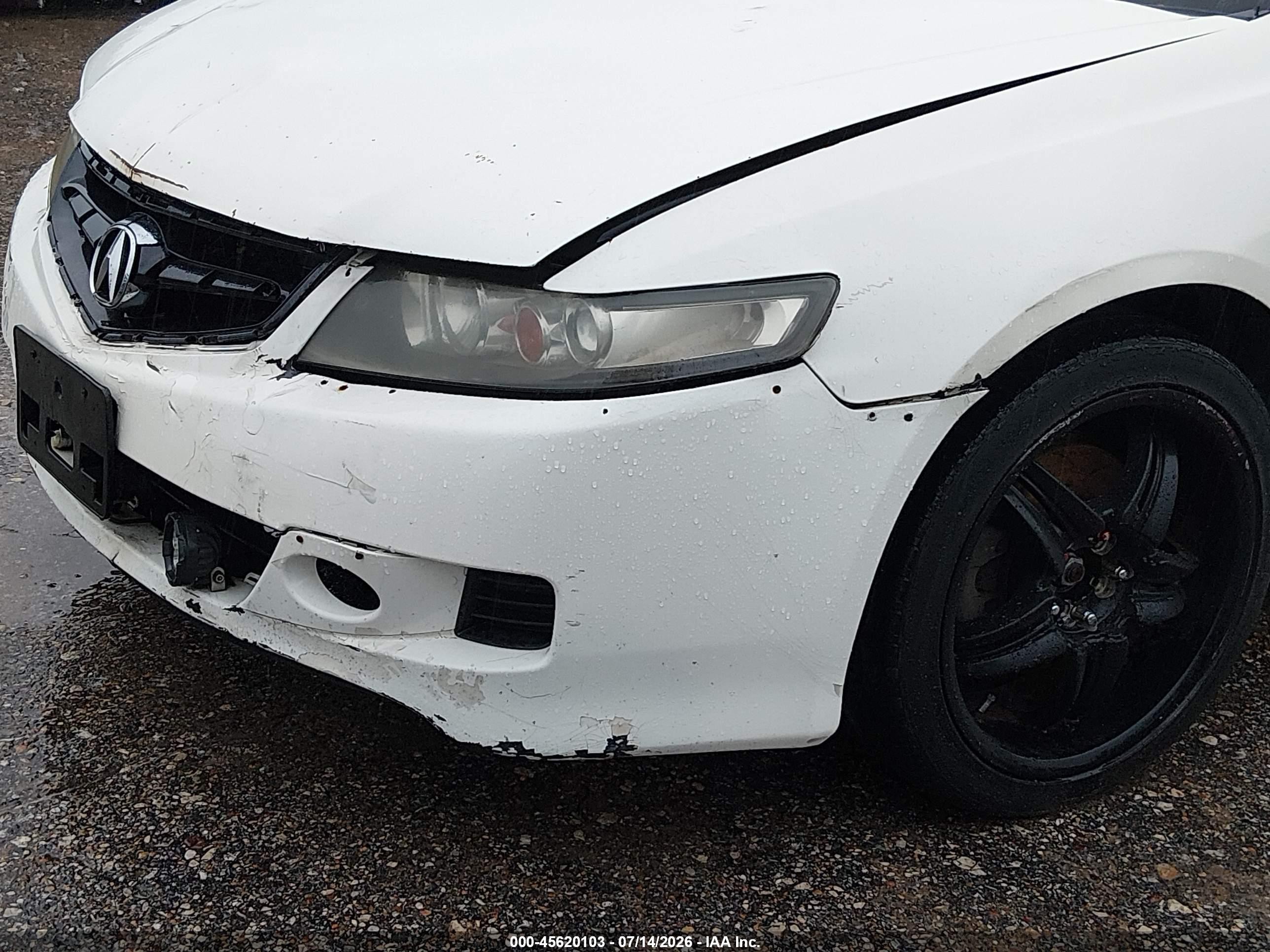 2005 Acura Tsx   White vin: JH4CL96825C020759
