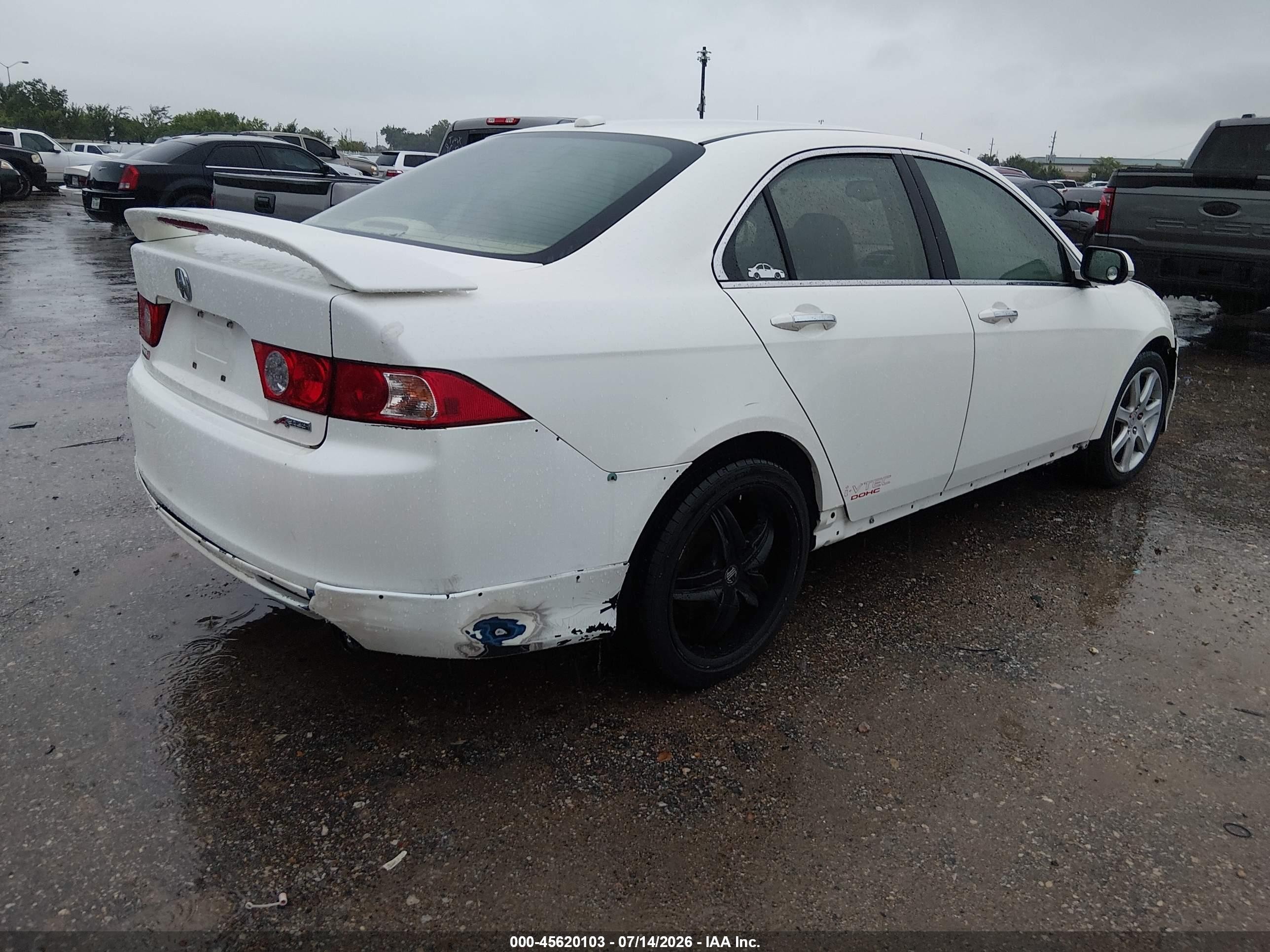 2005 Acura Tsx   White vin: JH4CL96825C020759