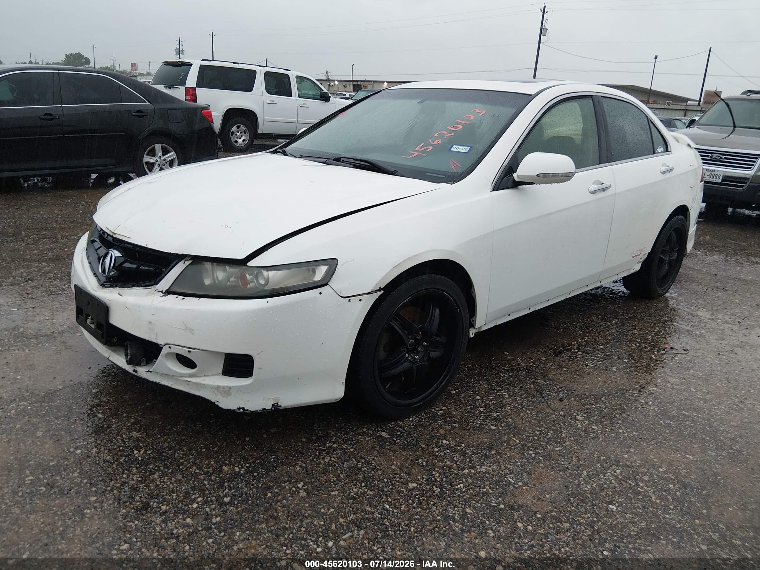 2005 Acura Tsx   White vin: JH4CL96825C020759