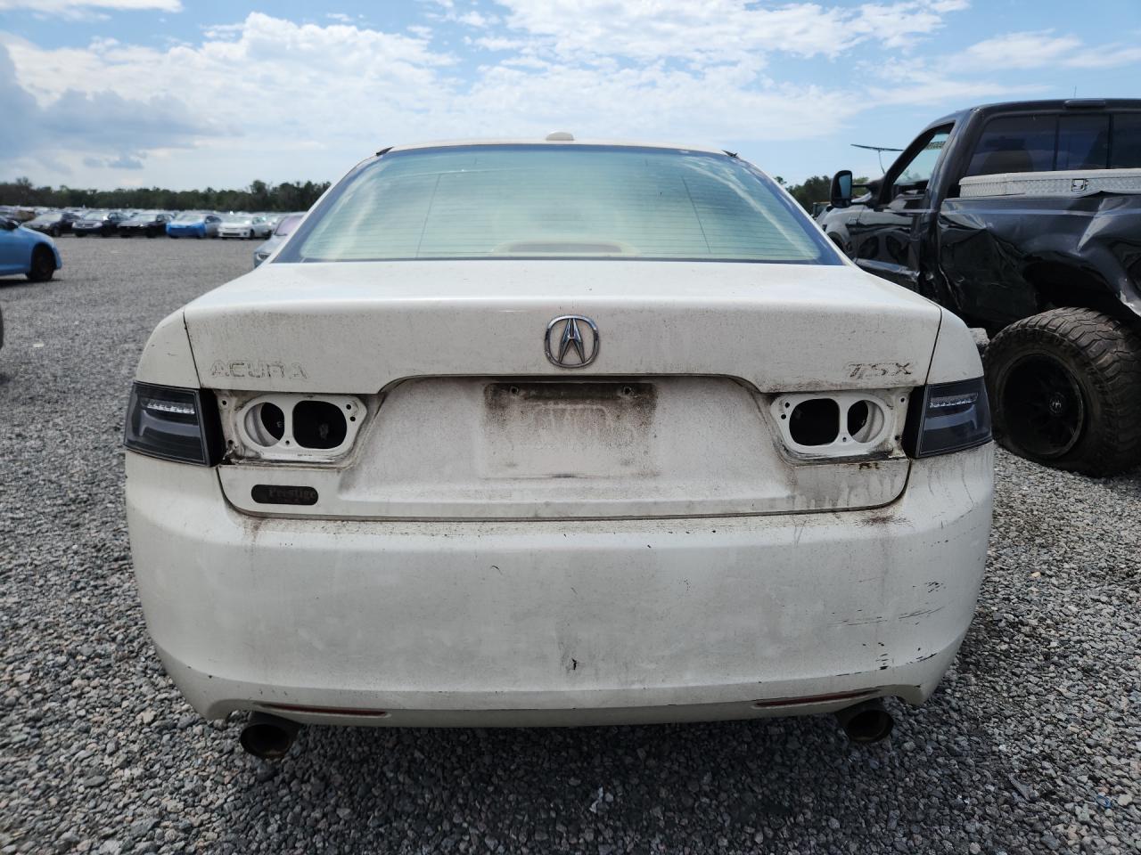 2005 Acura Tsx White vin: JH4CL96825C022298