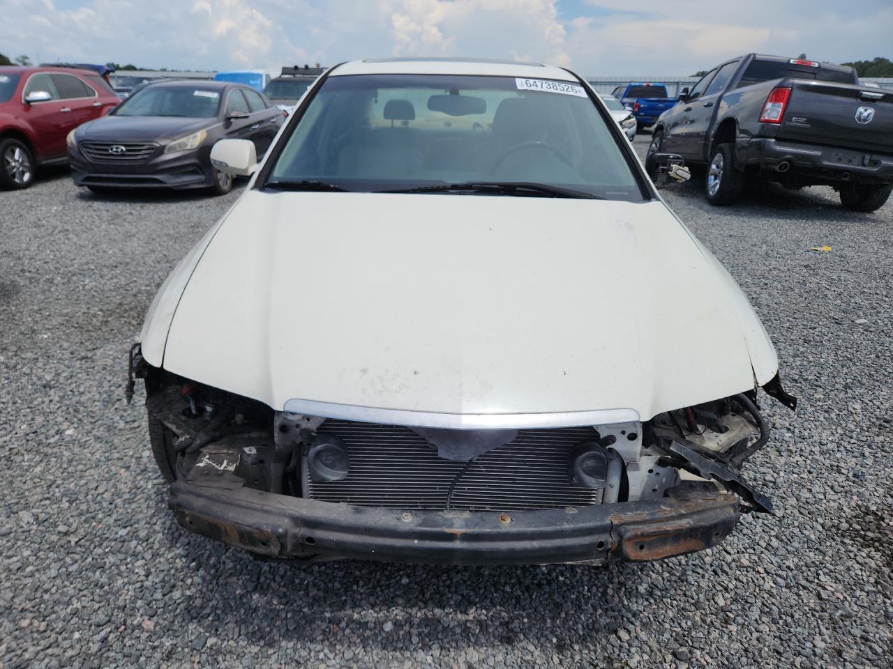 2005 Acura Tsx White vin: JH4CL96825C022298