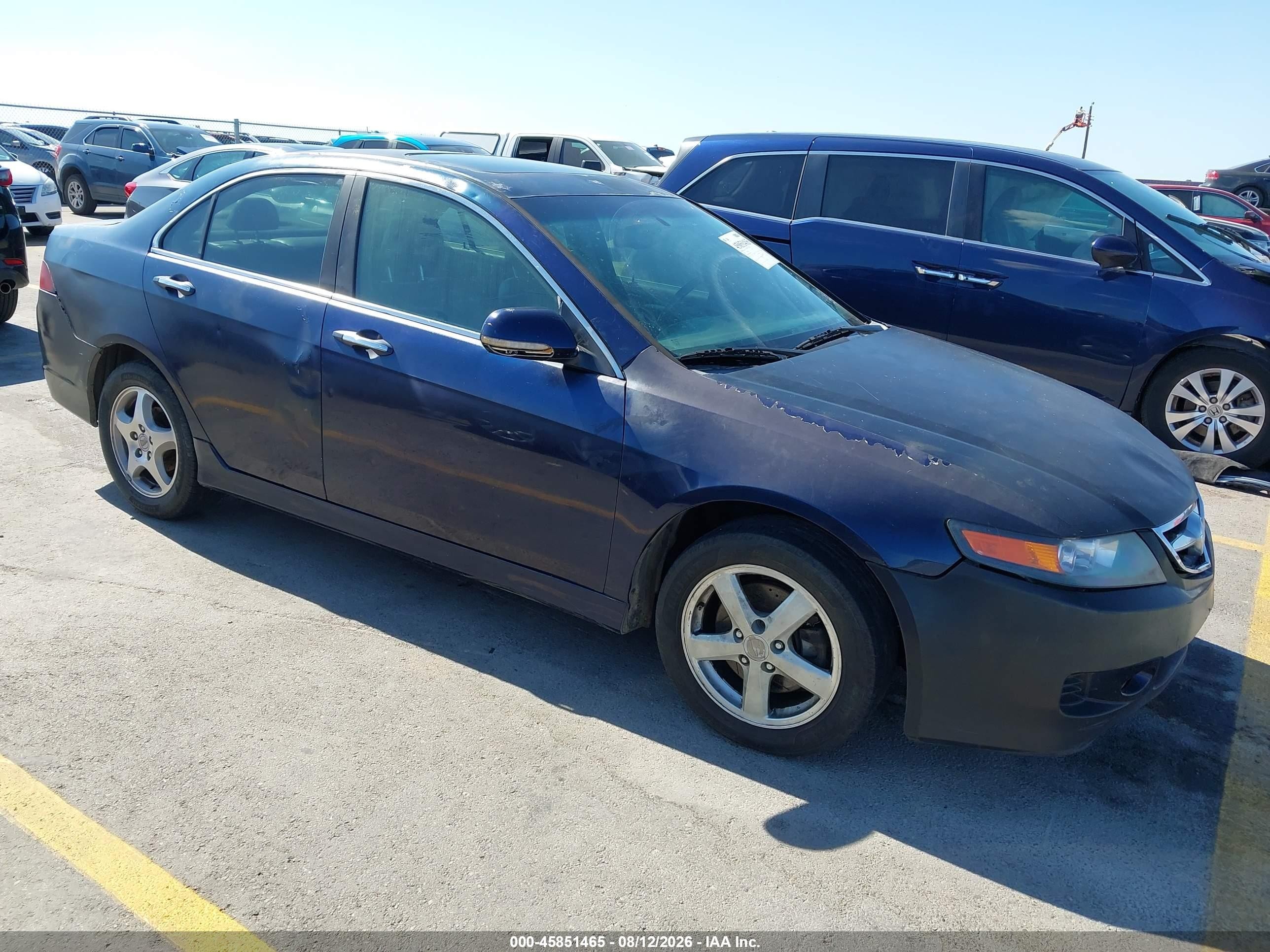 2006 Acura Tsx   Dark Blue vin: JH4CL96826C000576