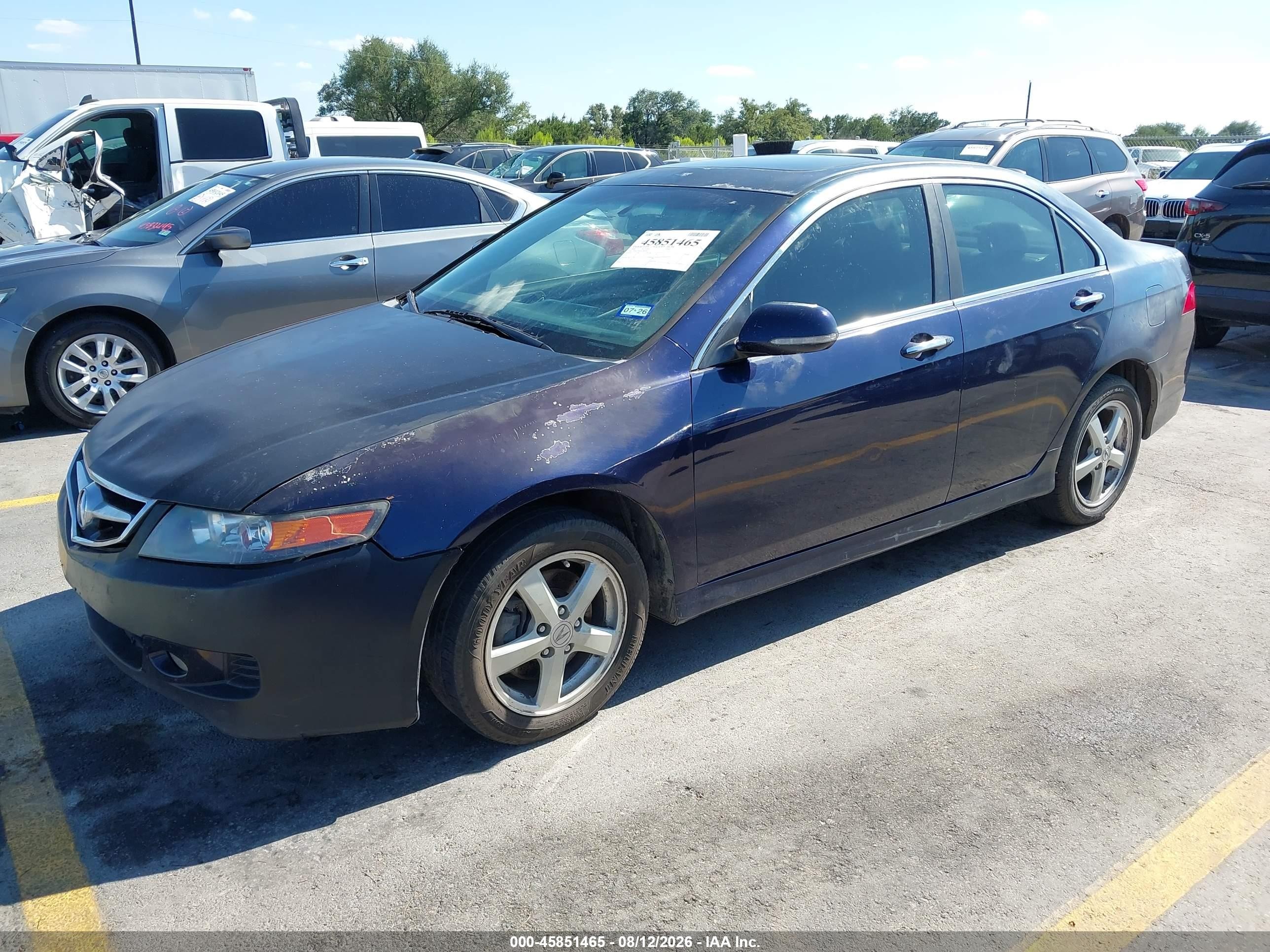 2006 Acura Tsx   Dark Blue vin: JH4CL96826C000576