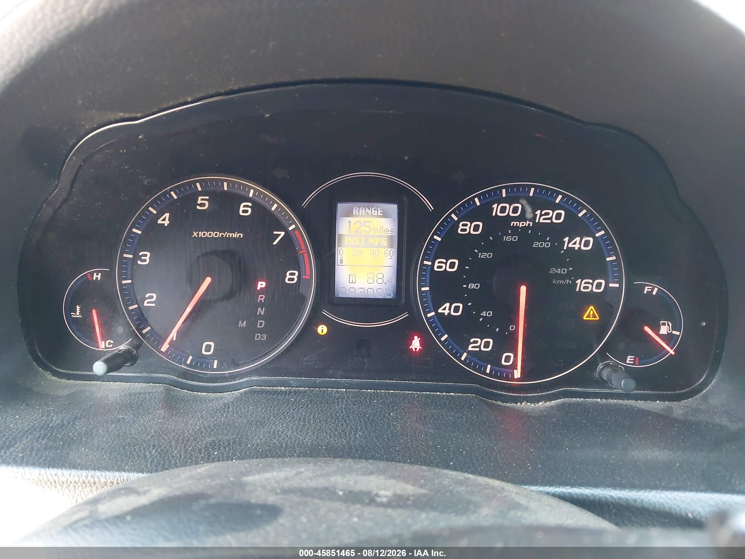 2006 Acura Tsx   Dark Blue vin: JH4CL96826C000576
