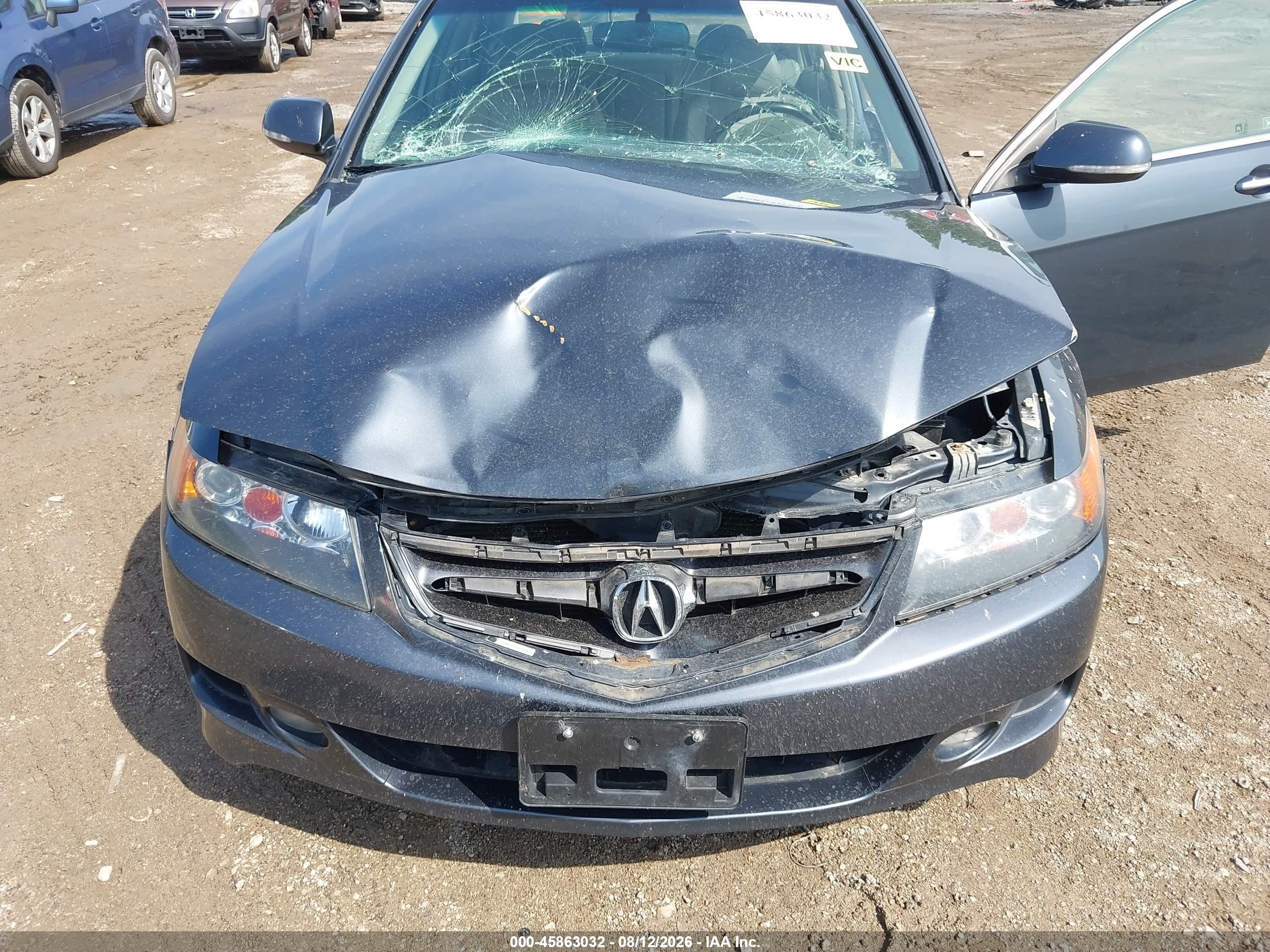 2006 Acura Tsx   Gray vin: JH4CL96826C013229