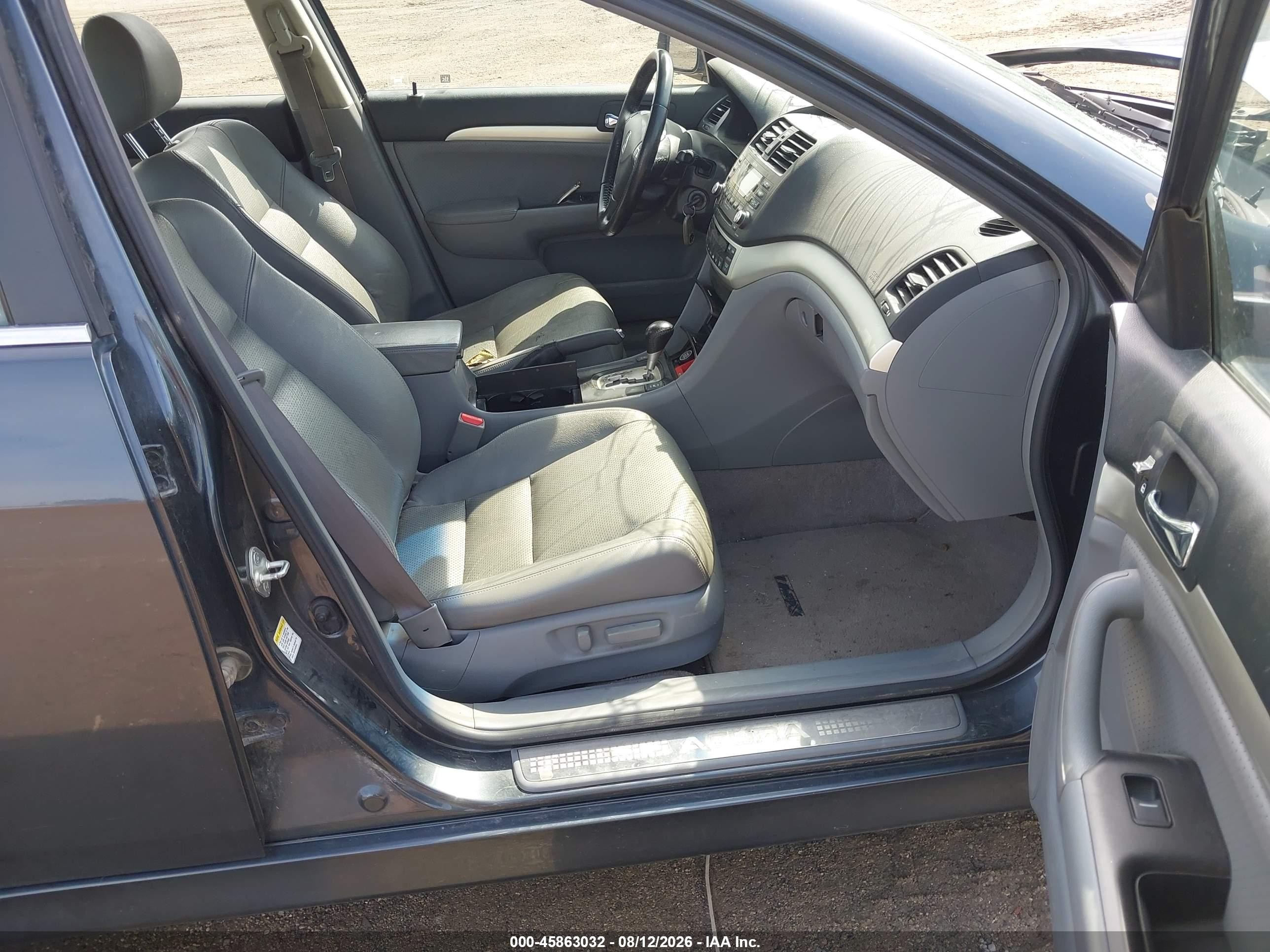 2006 Acura Tsx   Gray vin: JH4CL96826C013229