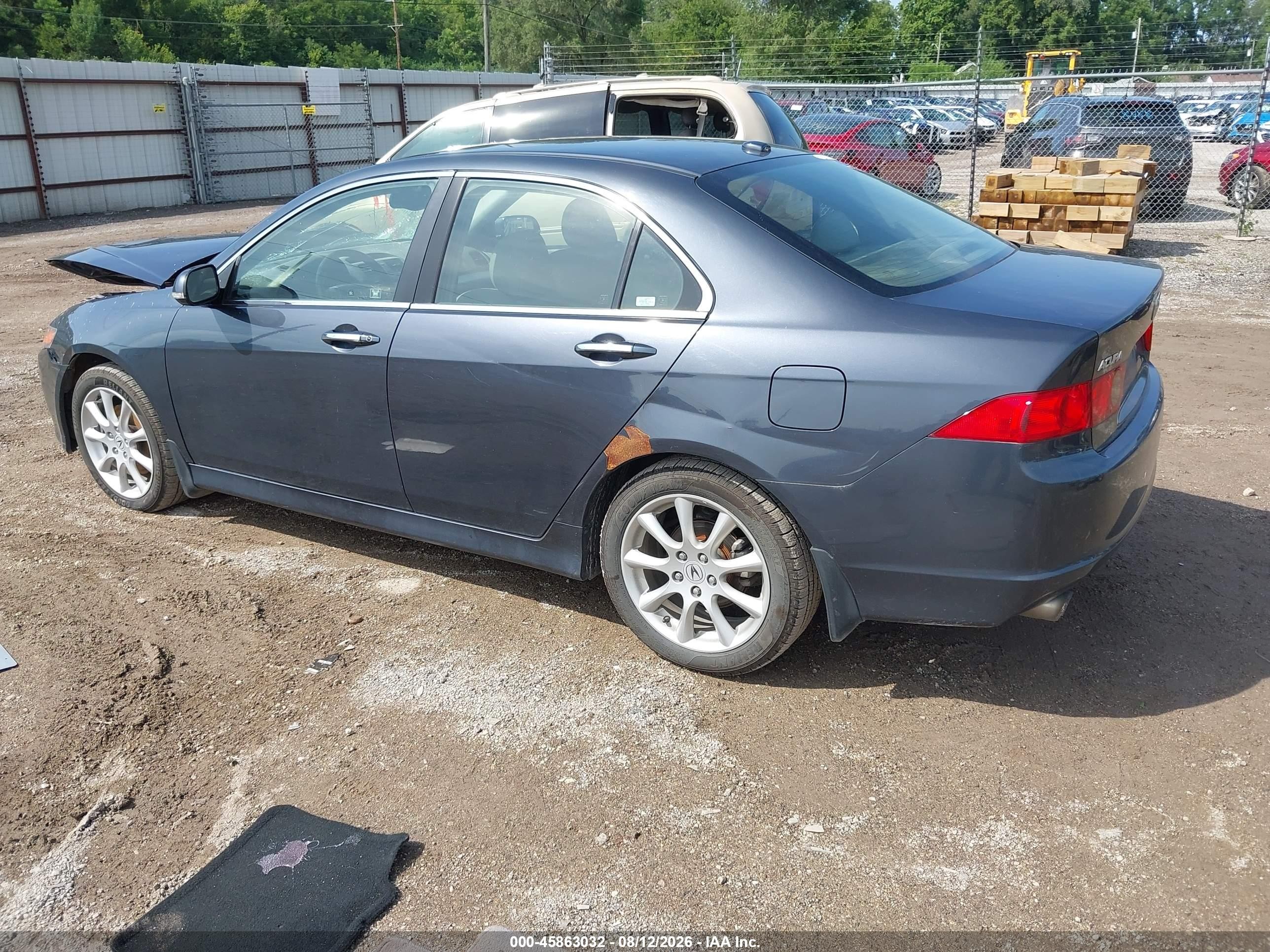 2006 Acura Tsx   Gray vin: JH4CL96826C013229