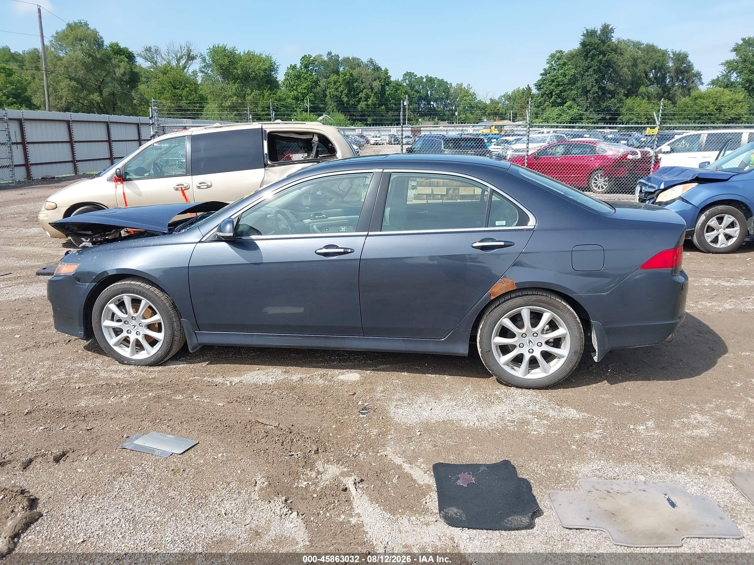2006 Acura Tsx   Gray vin: JH4CL96826C013229