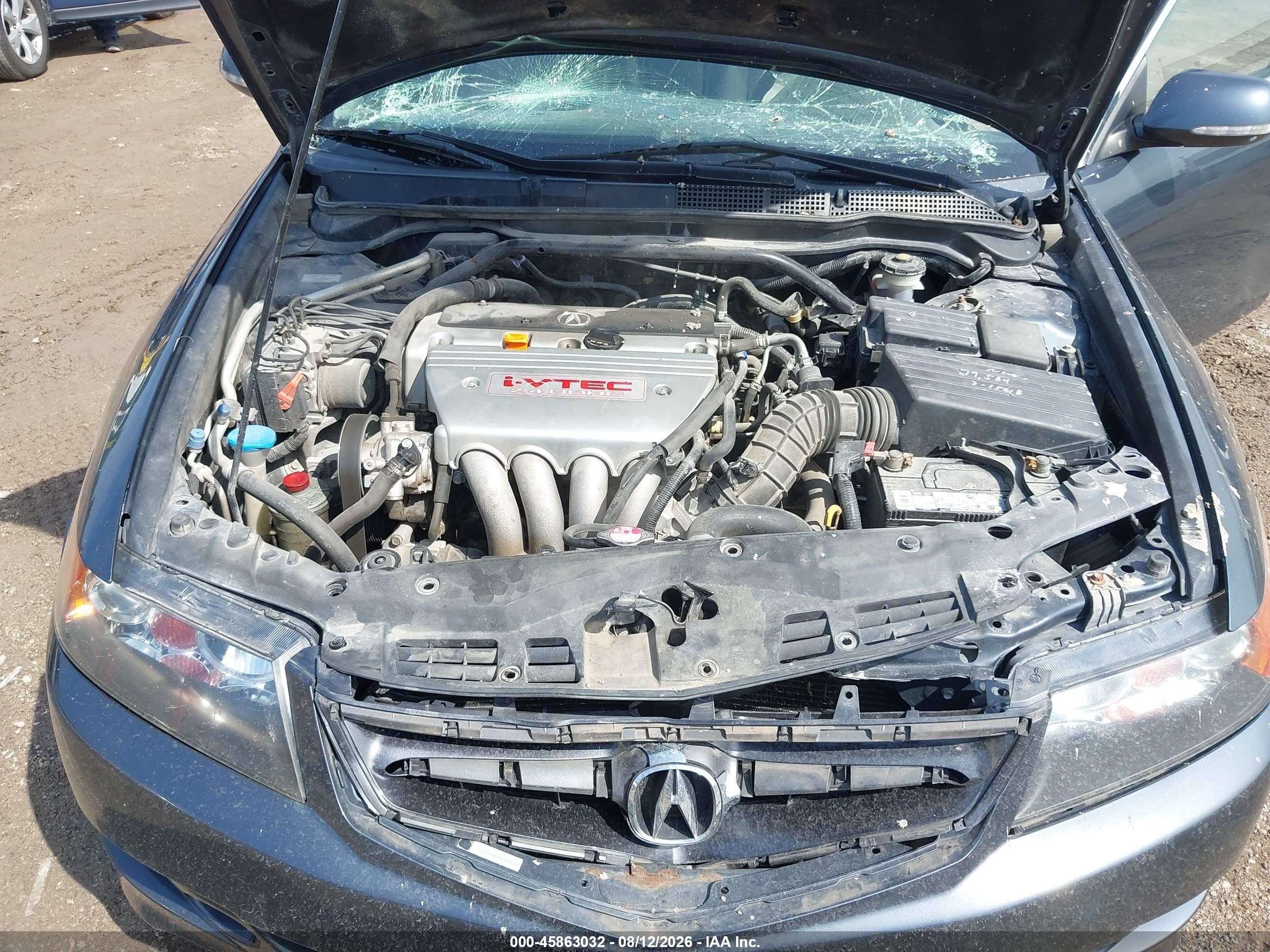 2006 Acura Tsx   Gray vin: JH4CL96826C013229