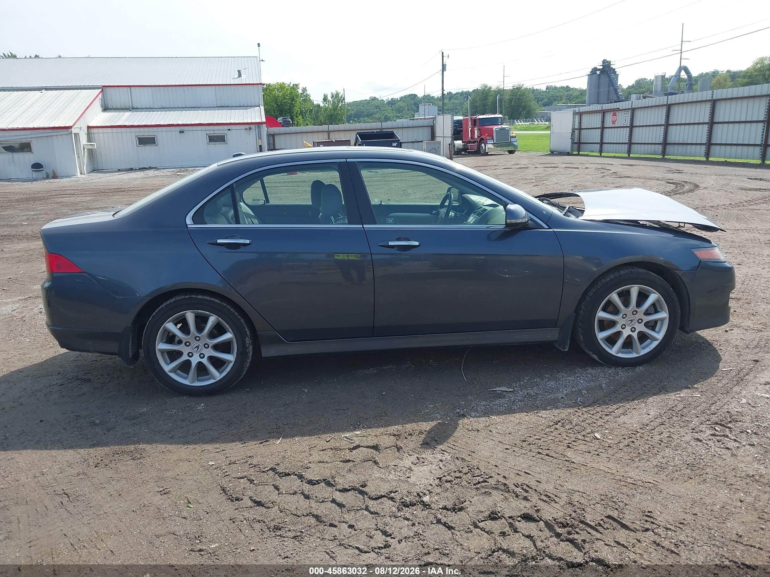 2006 Acura Tsx   Gray vin: JH4CL96826C013229