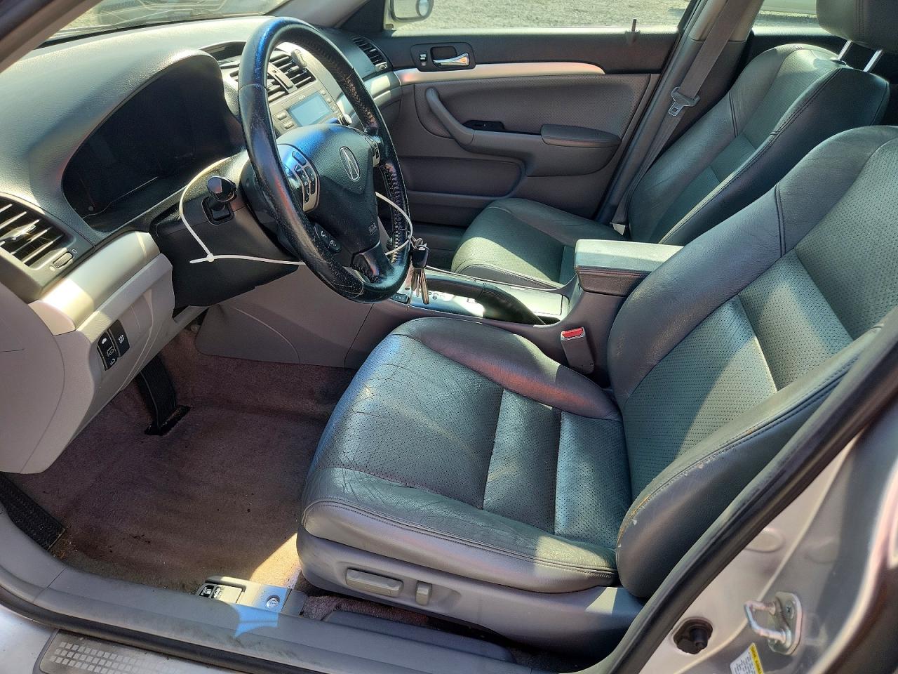 2006 Acura Tsx Silver vin: JH4CL96826C014185