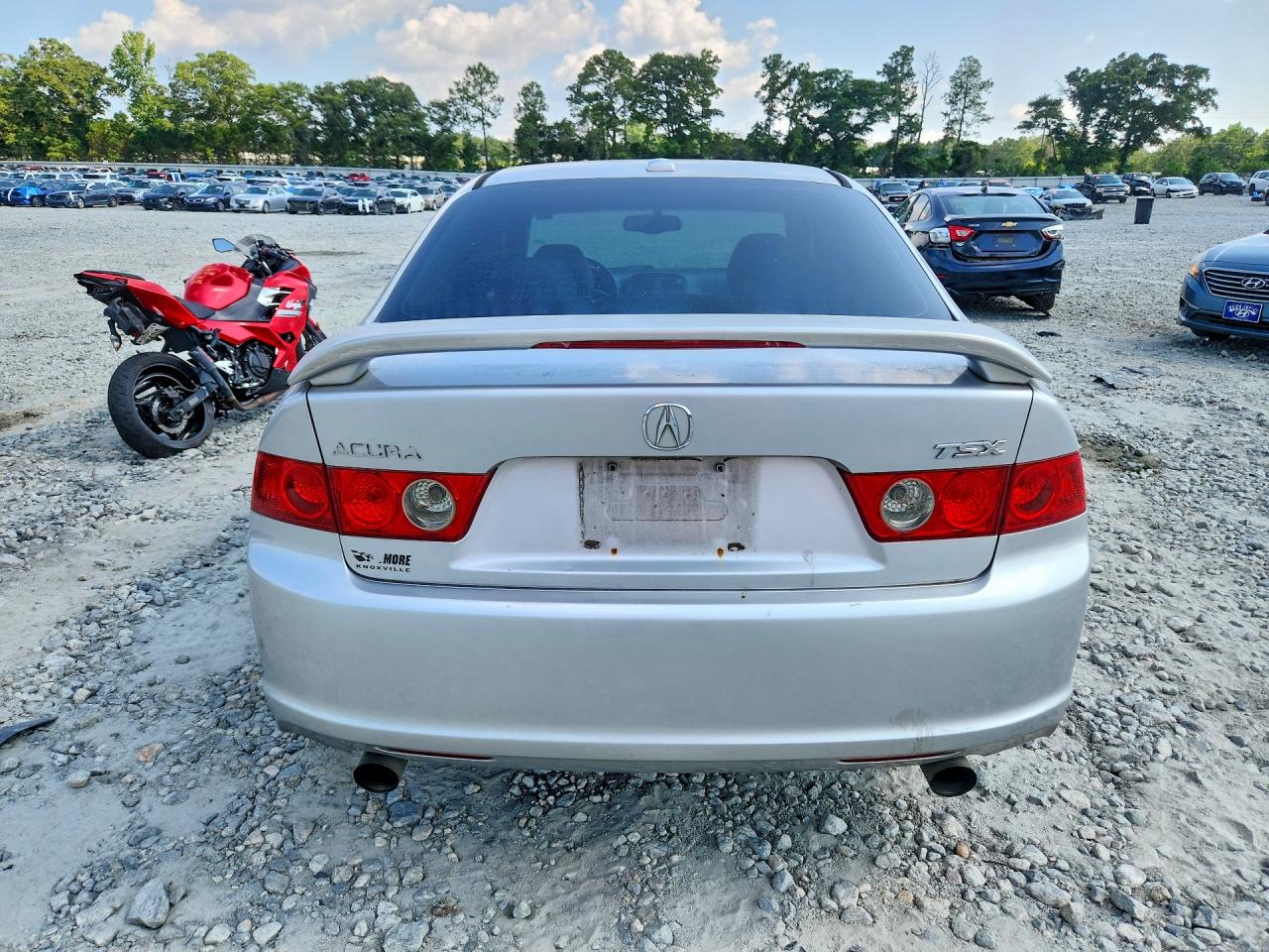 2006 Acura Tsx Silver vin: JH4CL96826C014185