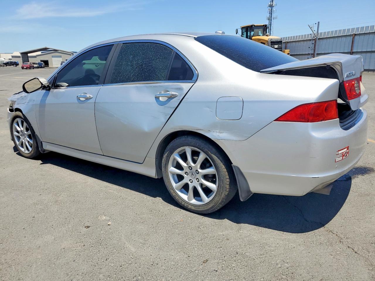 2006 Acura Tsx Silver vin: JH4CL96826C015711