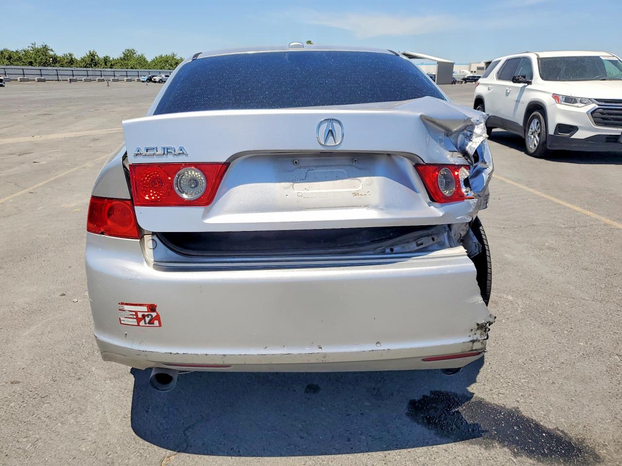 2006 Acura Tsx Silver vin: JH4CL96826C015711