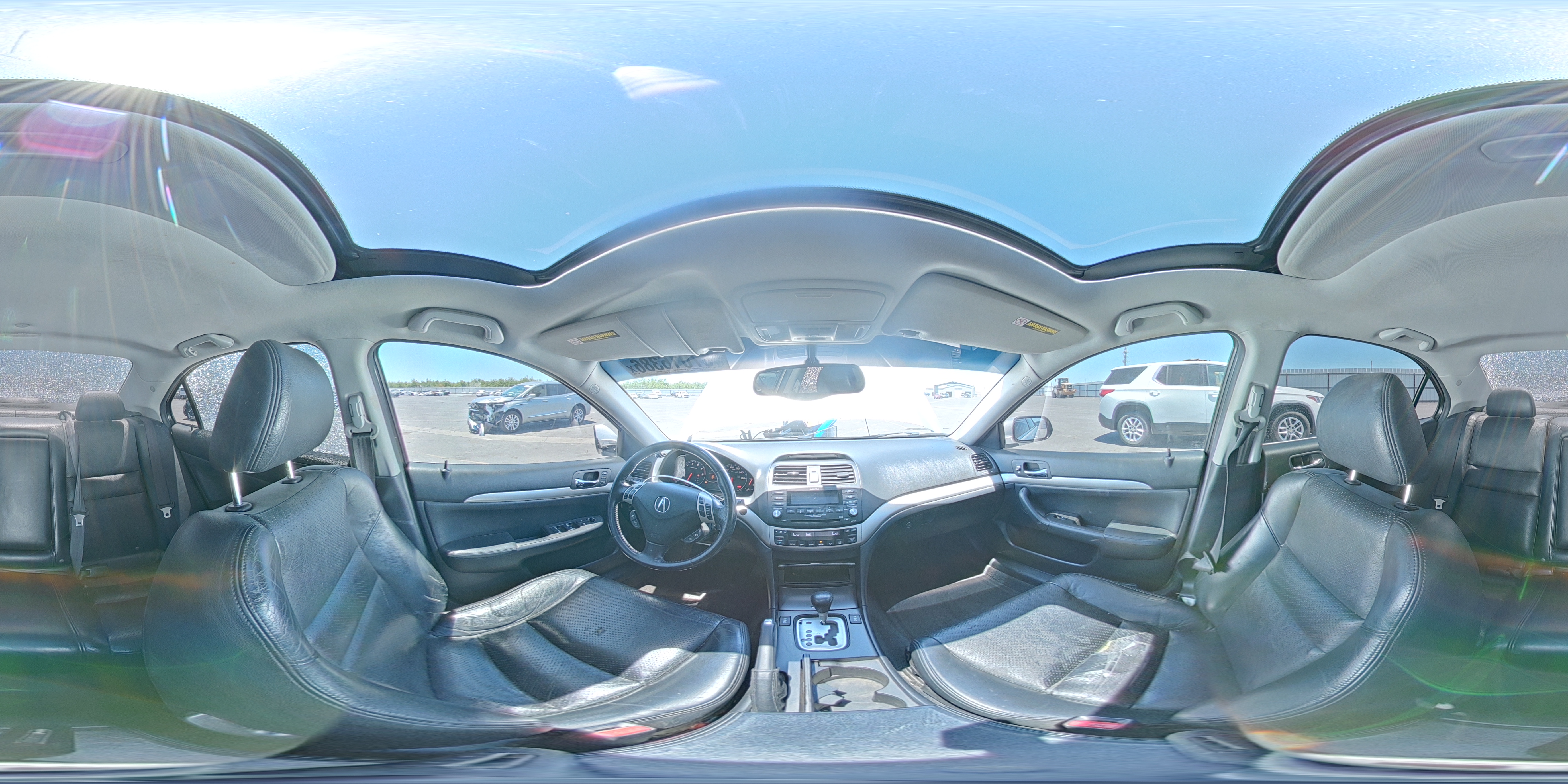 2006 Acura Tsx Silver vin: JH4CL96826C015711