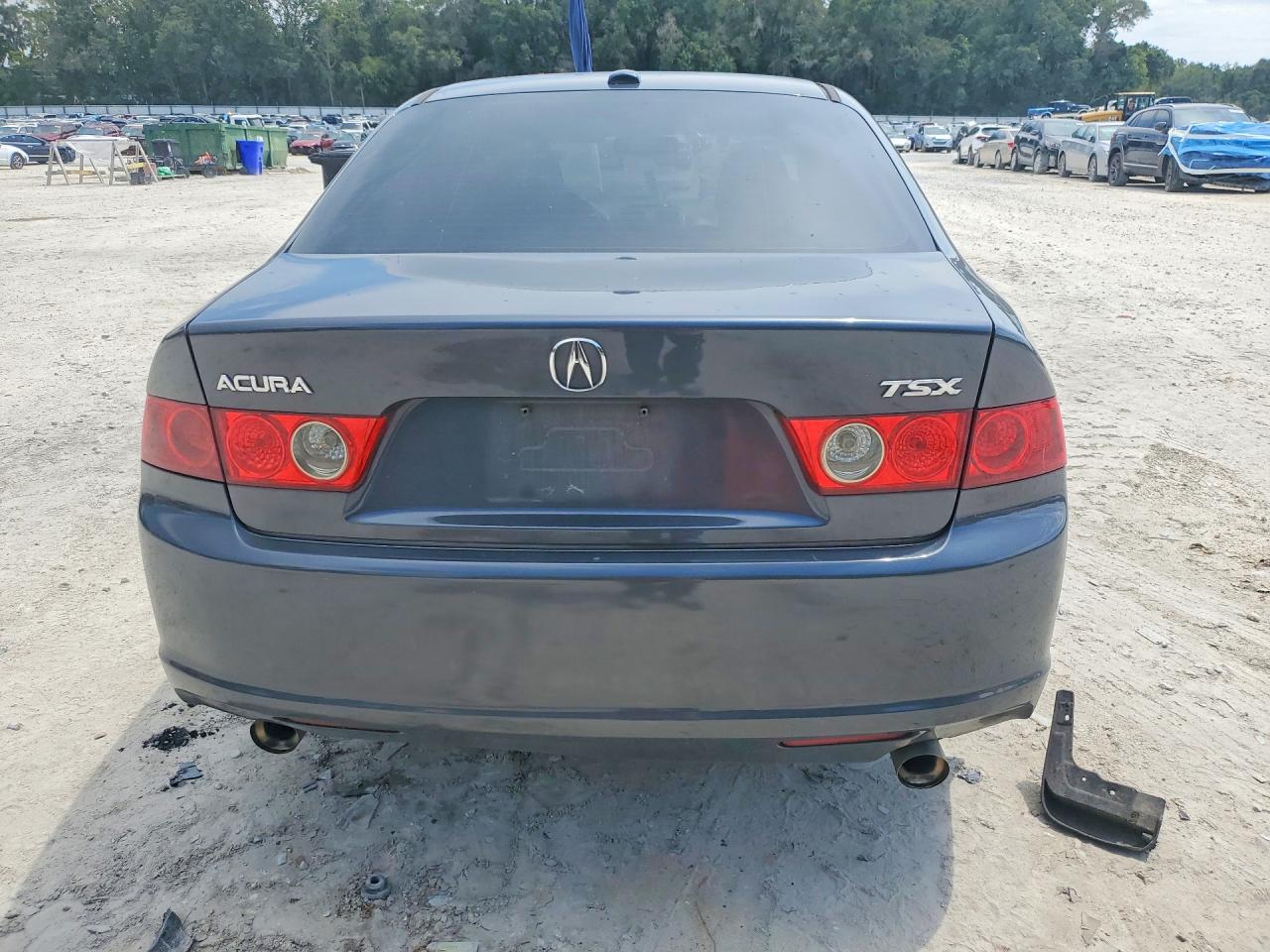 2006 Acura Tsx Gray vin: JH4CL96826C023954