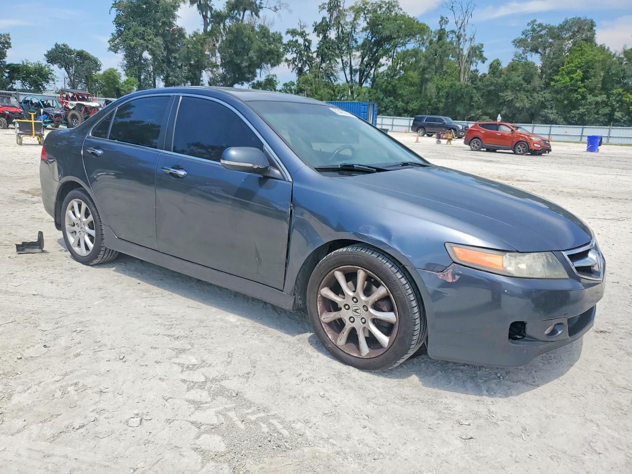 2006 Acura Tsx Gray vin: JH4CL96826C023954