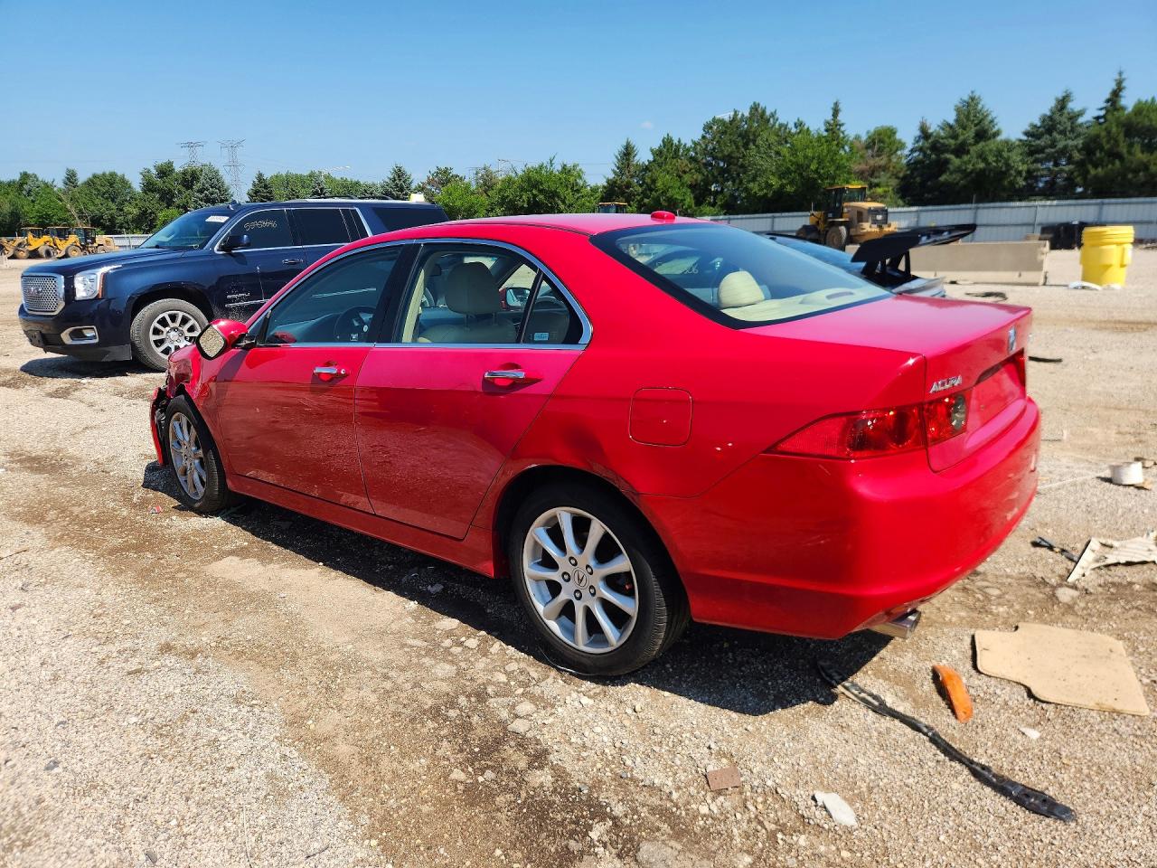 2006 Acura Tsx Красный vin: JH4CL96826C030760