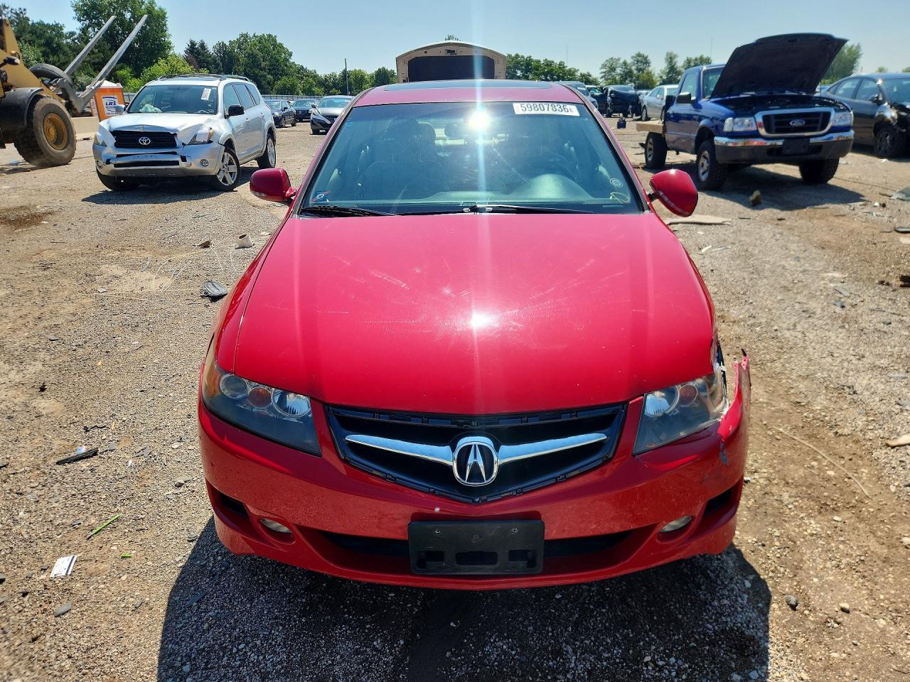 2006 Acura Tsx Красный vin: JH4CL96826C030760
