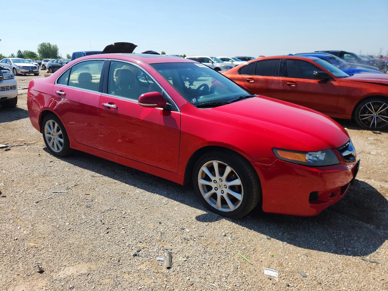 2006 Acura Tsx Красный vin: JH4CL96826C030760