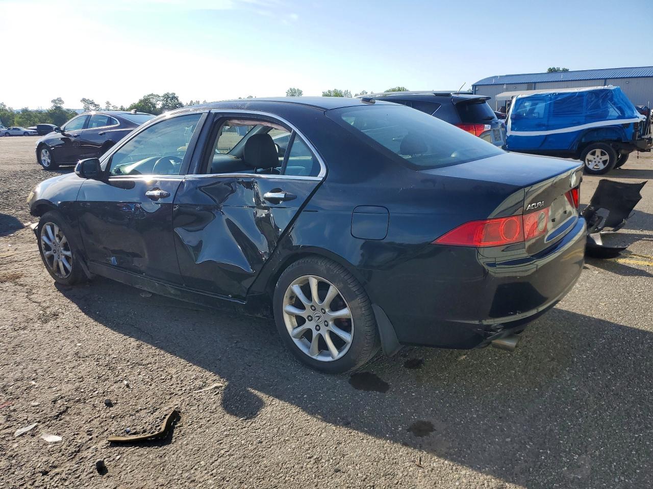 2007 Acura Tsx Black vin: JH4CL96827C015273