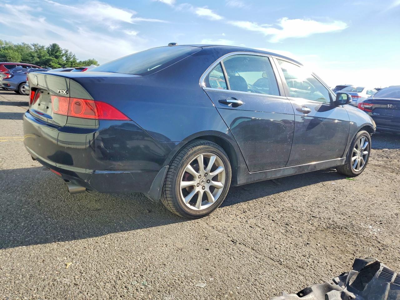 2007 Acura Tsx Black vin: JH4CL96827C015273