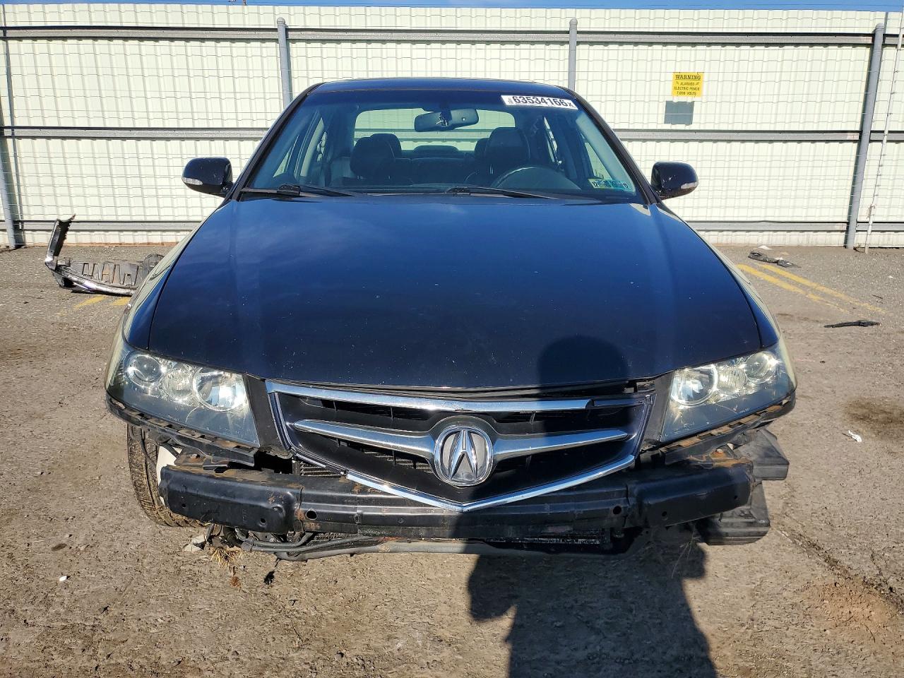 2007 Acura Tsx Black vin: JH4CL96827C015273
