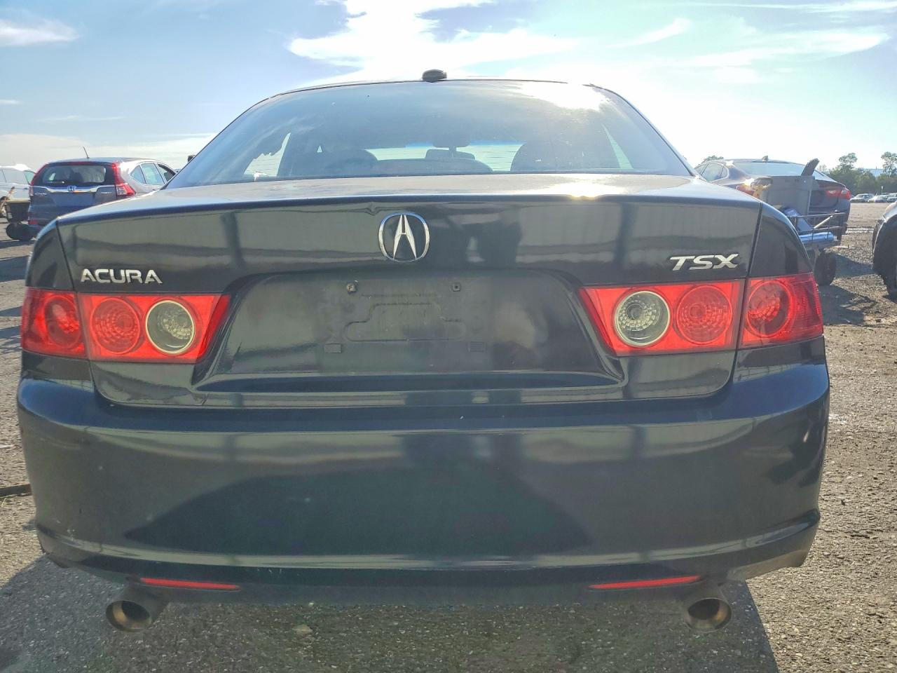 2007 Acura Tsx Black vin: JH4CL96827C015273