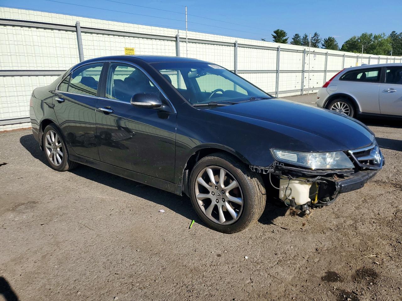 2007 Acura Tsx Black vin: JH4CL96827C015273