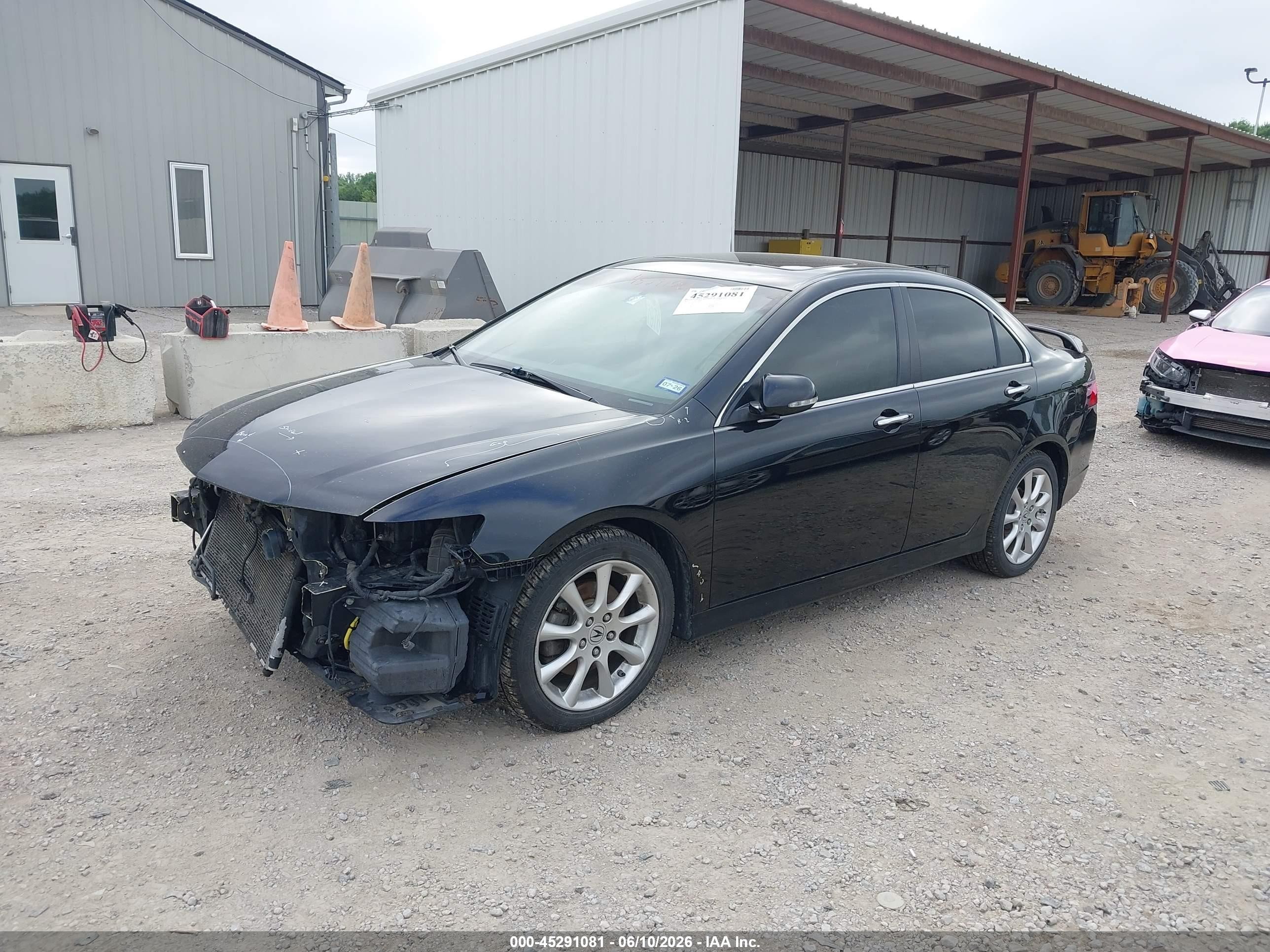 2007 Acura Tsx   Black vin: JH4CL96827C015483