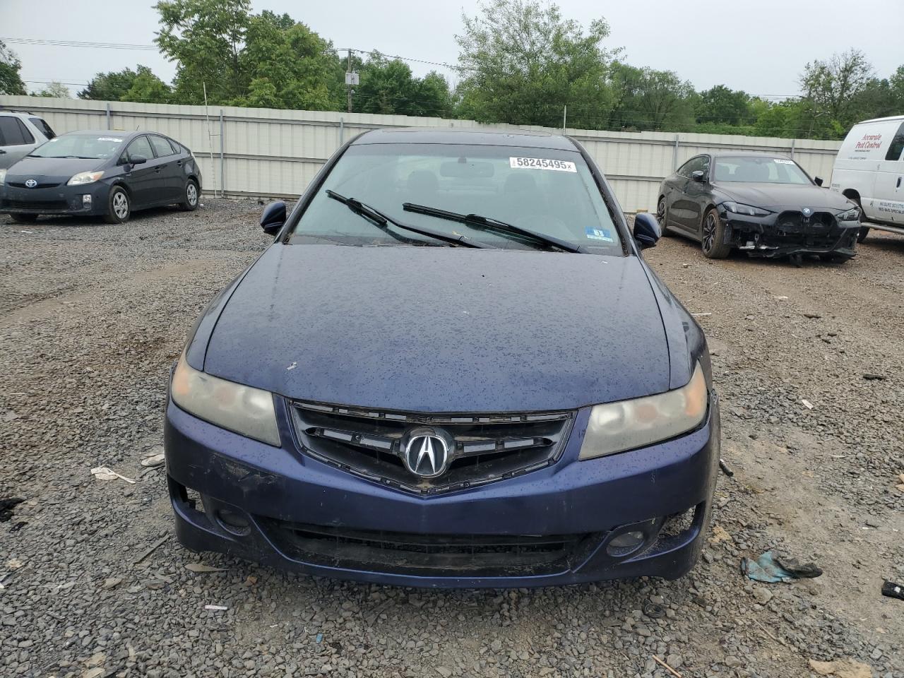 2007 Acura Tsx Blue vin: JH4CL96827C020912