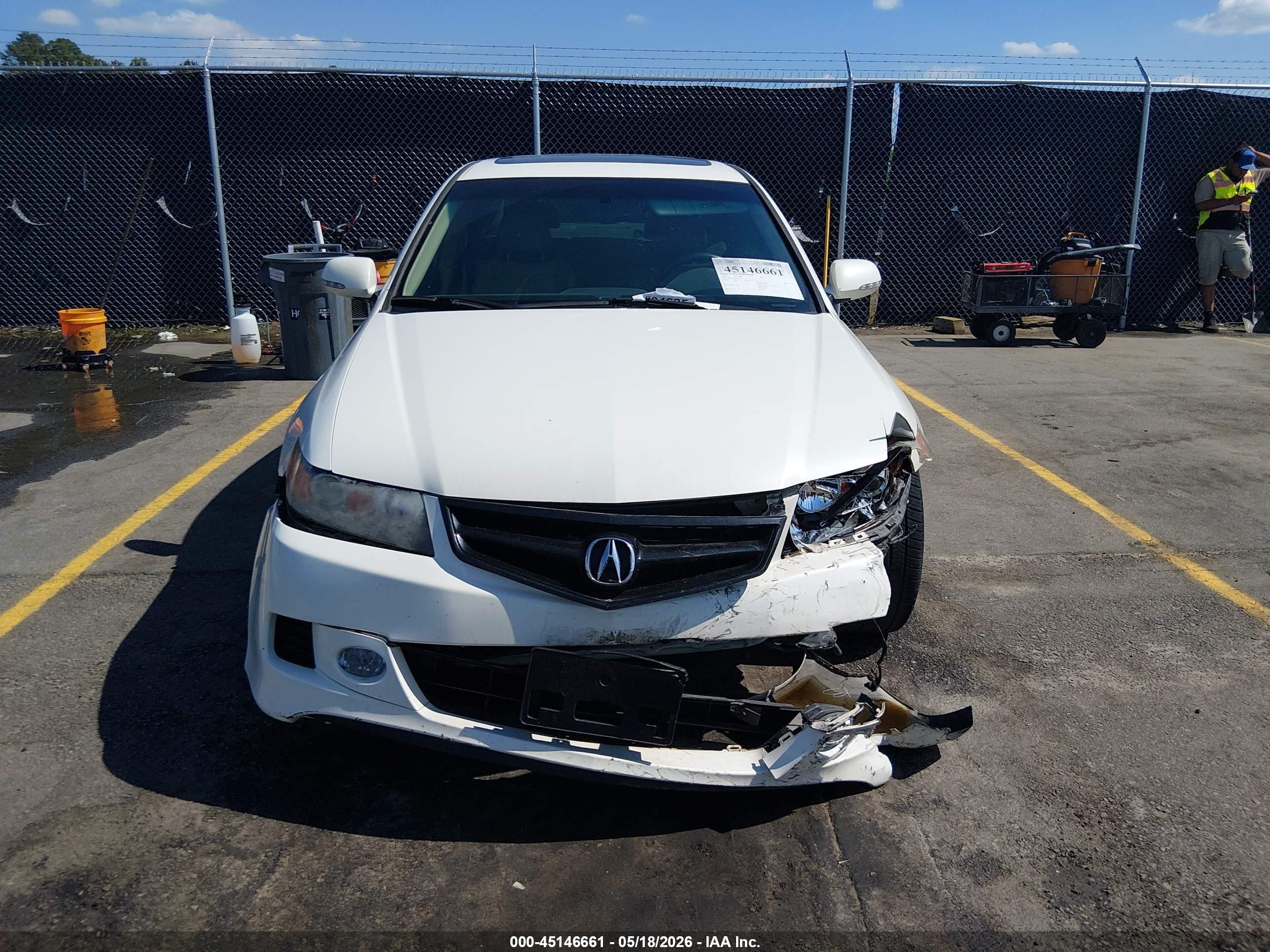 2008 Acura Tsx   Белый vin: JH4CL96828C002315