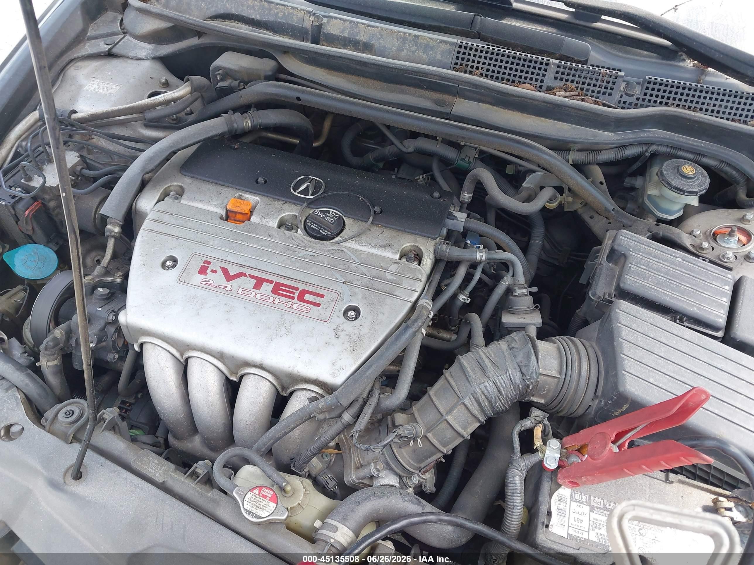 2004 Acura Tsx   Silver vin: JH4CL96834C038461