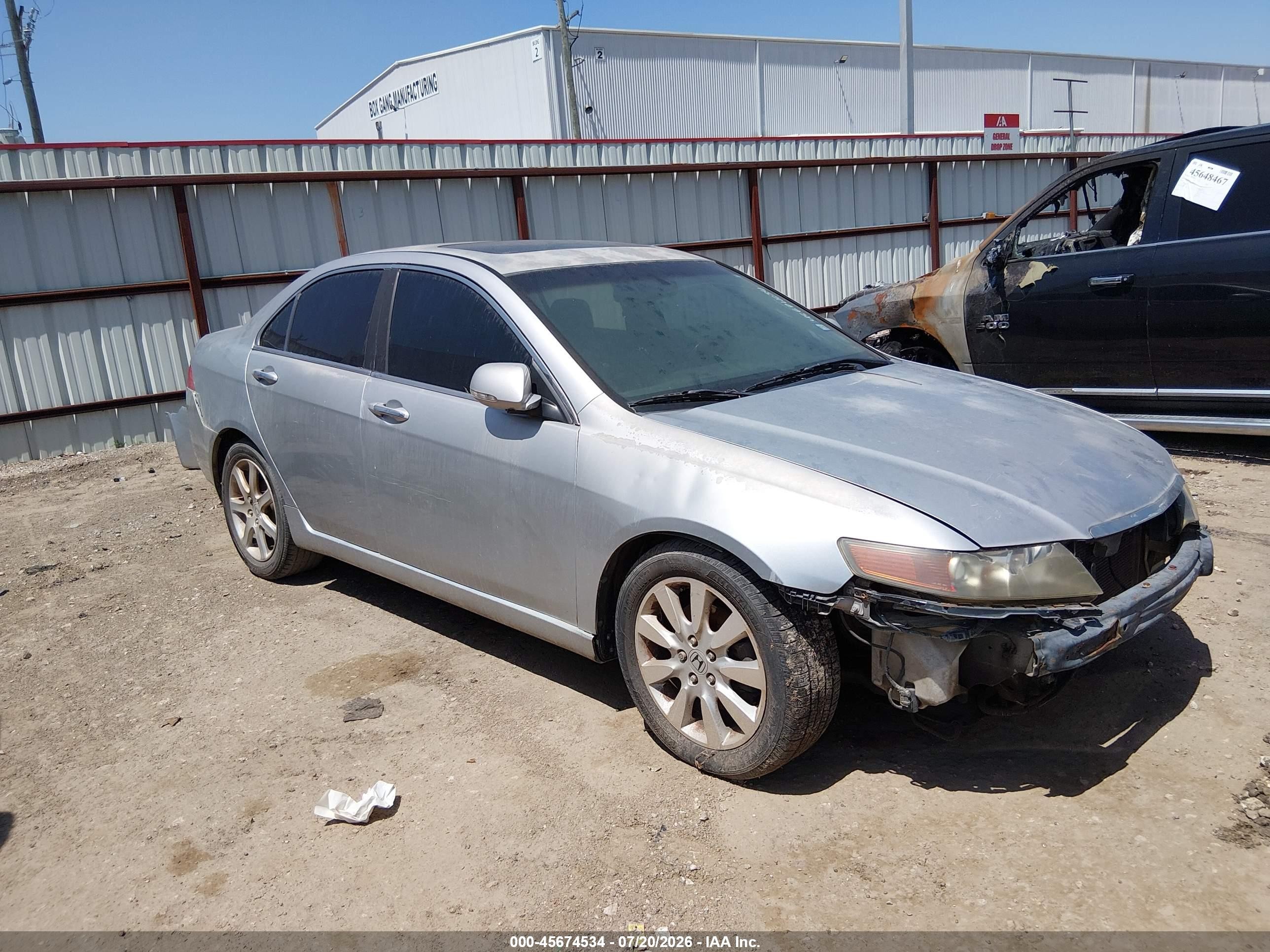 2004 Acura Tsx   Gray vin: JH4CL96834C041733