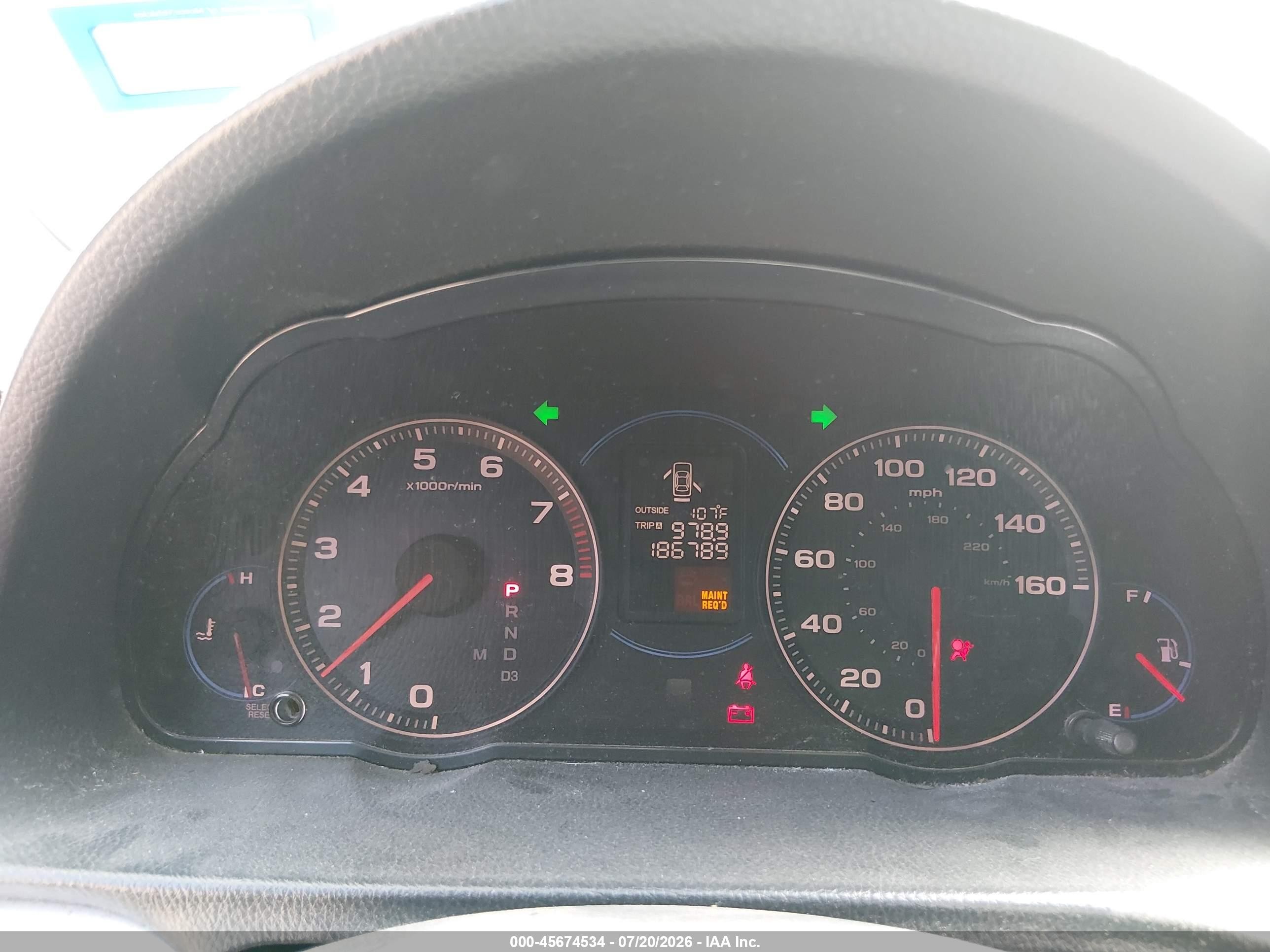 2004 Acura Tsx   Gray vin: JH4CL96834C041733