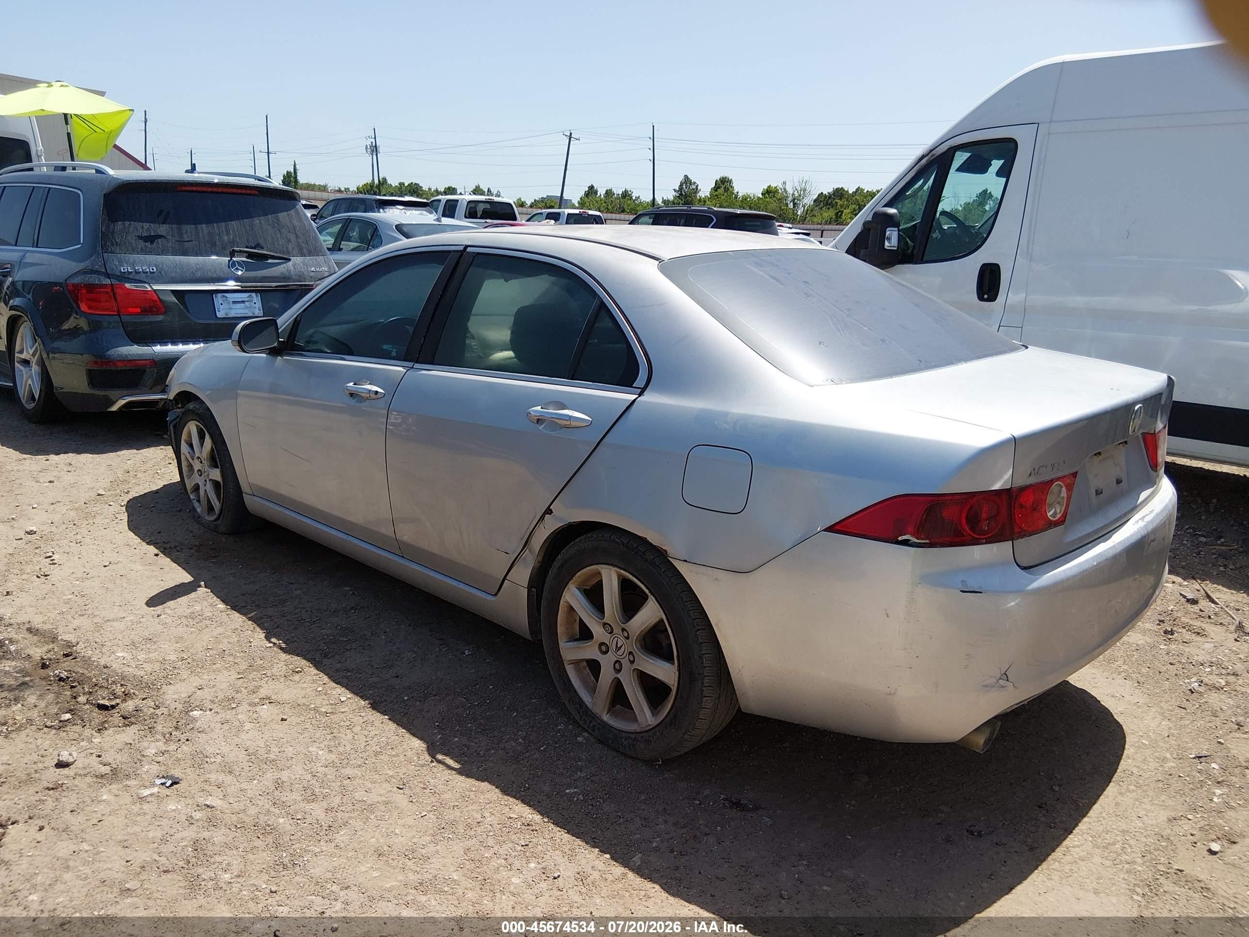 2004 Acura Tsx   Gray vin: JH4CL96834C041733