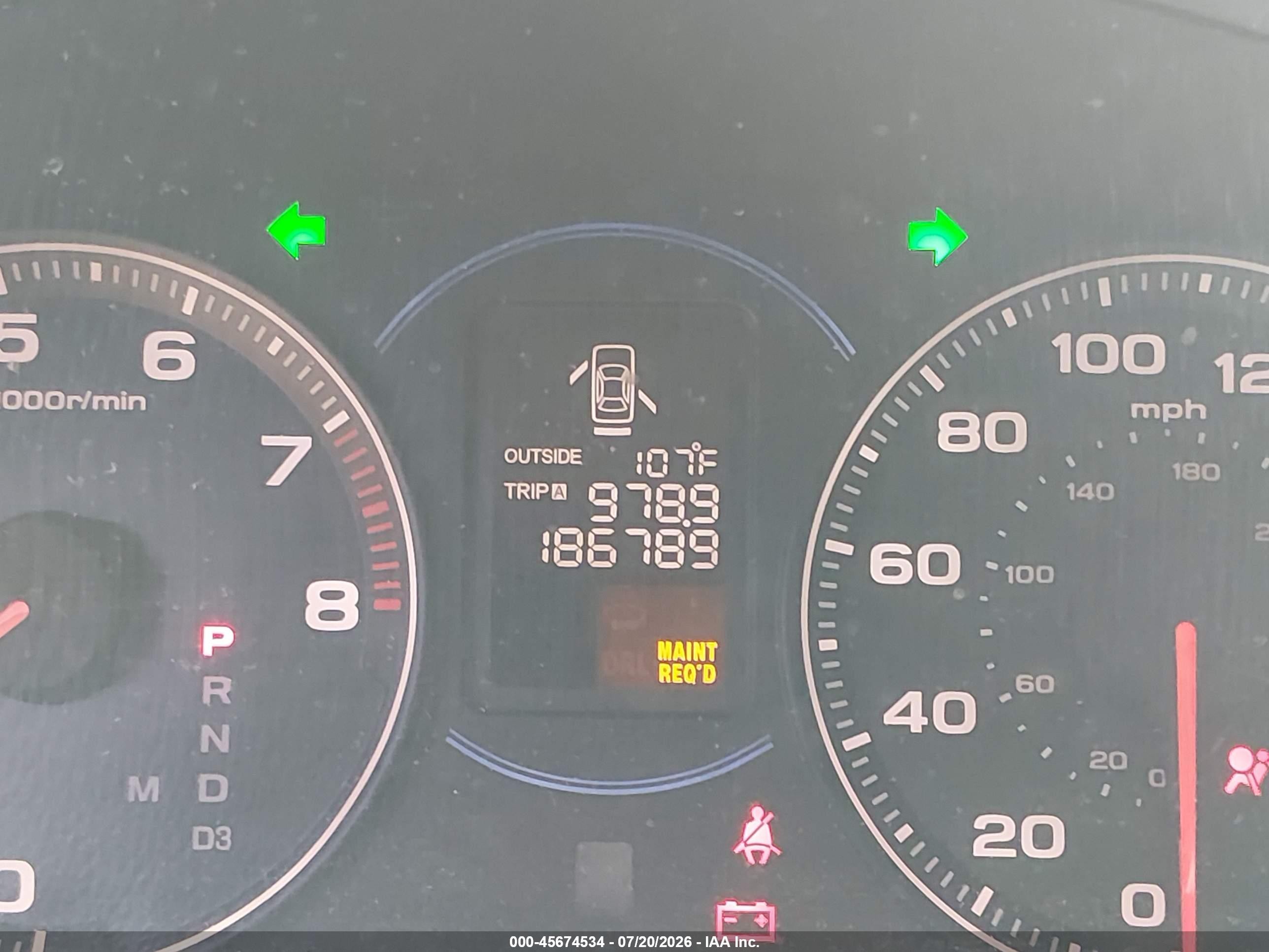 2004 Acura Tsx   Gray vin: JH4CL96834C041733