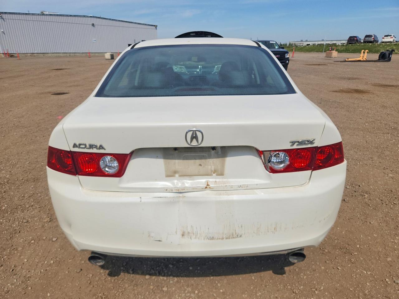 2004 Acura Tsx White vin: JH4CL96834C802048