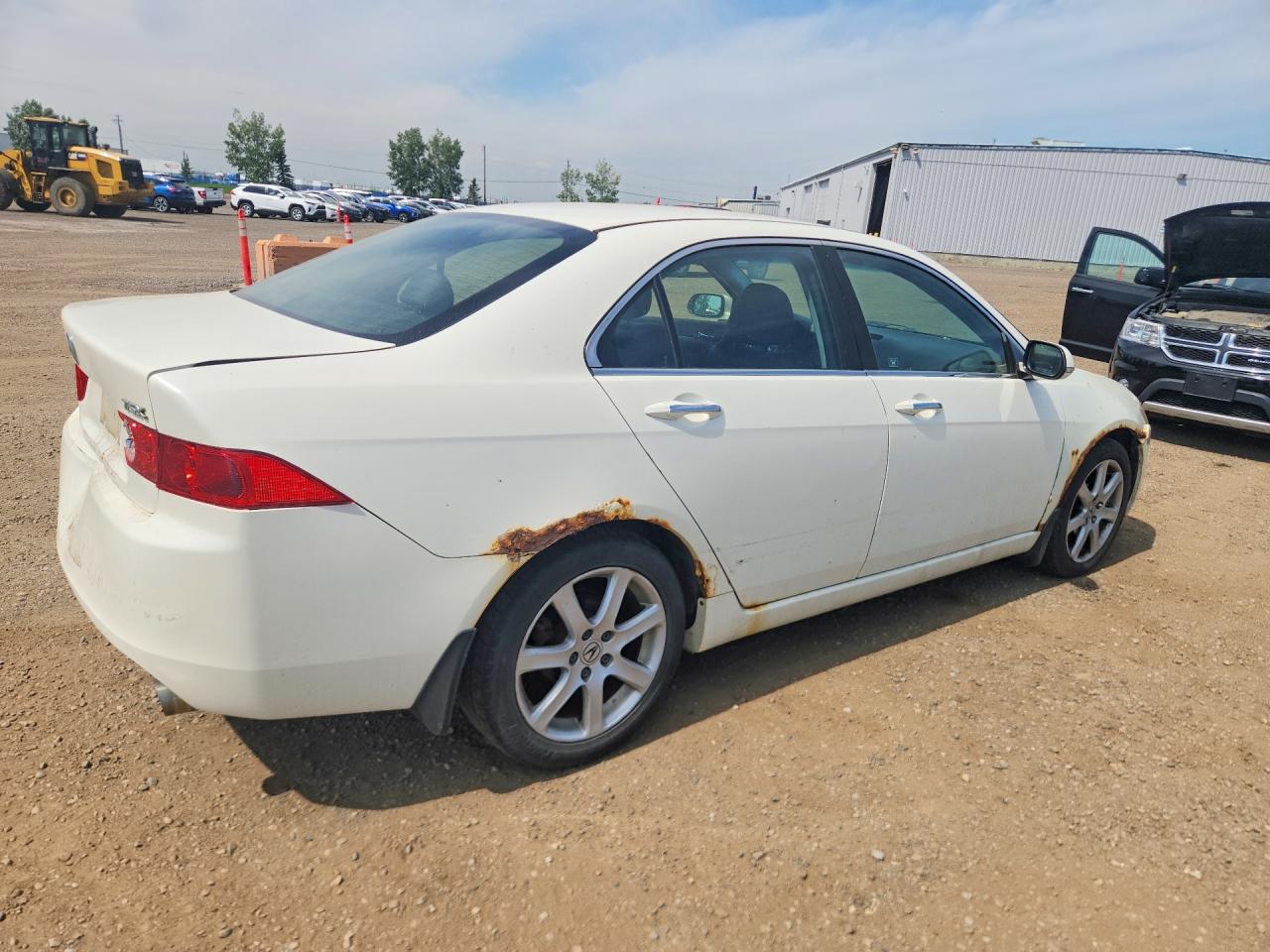 2004 Acura Tsx White vin: JH4CL96834C802048