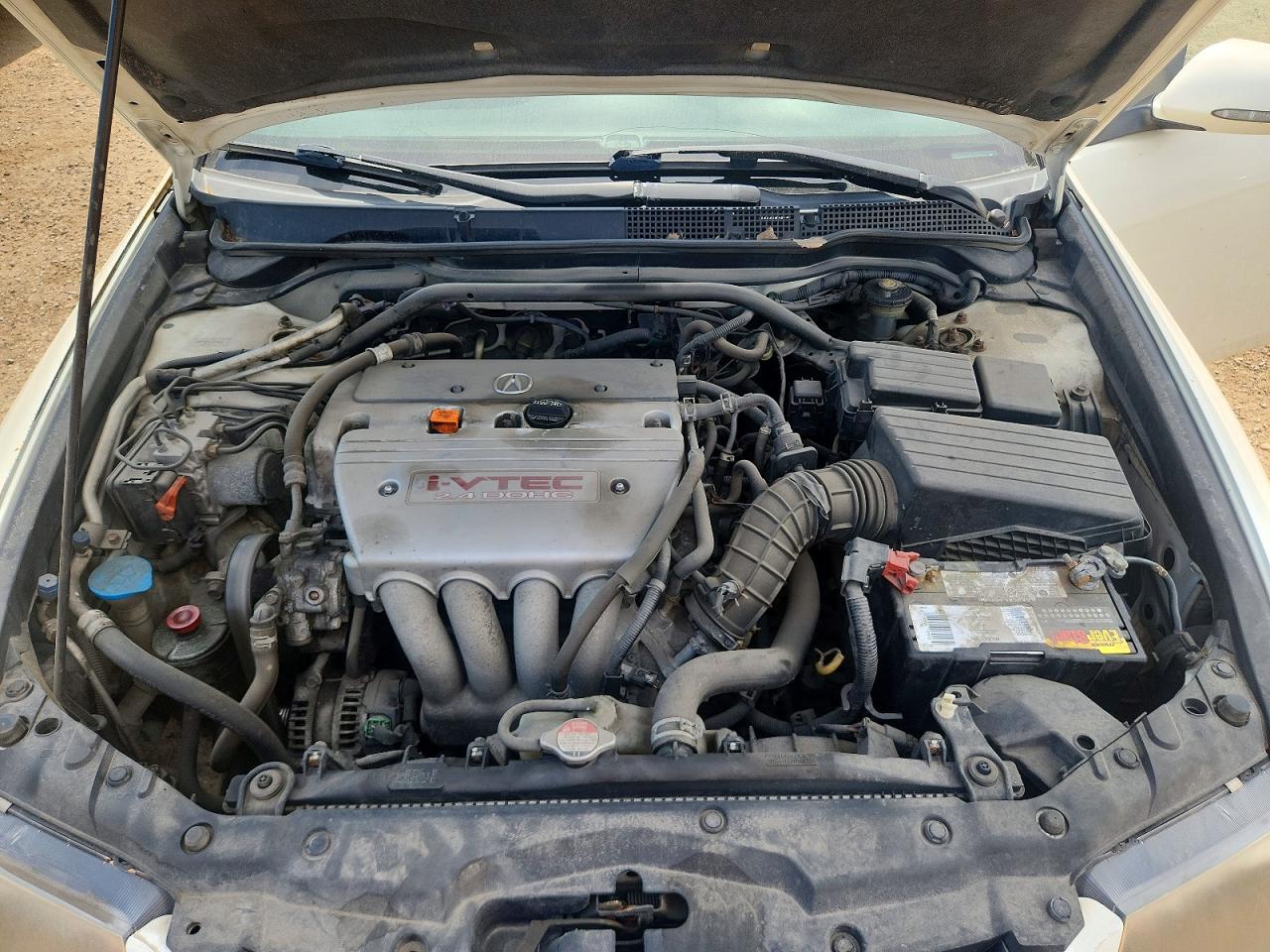 2004 Acura Tsx White vin: JH4CL96834C802048