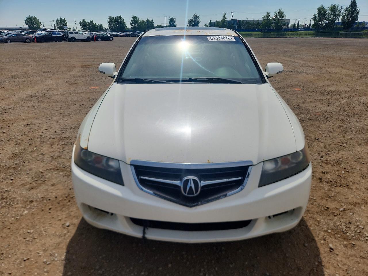 2004 Acura Tsx White vin: JH4CL96834C802048